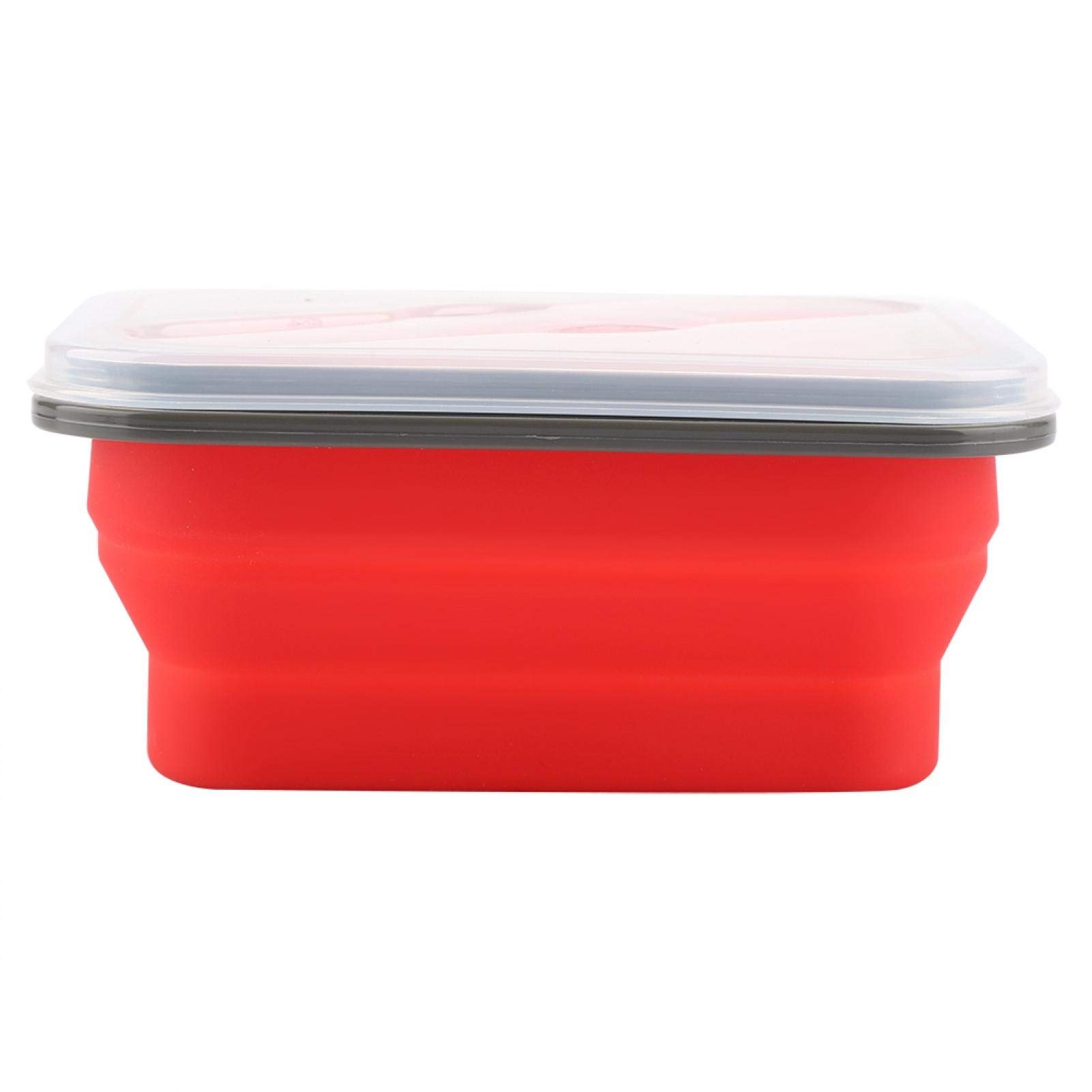 BPA-Free Reusable Eco-Friendly Foldable Shopping Bag for Travel, Microwave, School & Freezer - Scarlet | Perfect for Groceries, Lunch Storage & On-the-Go Convenience