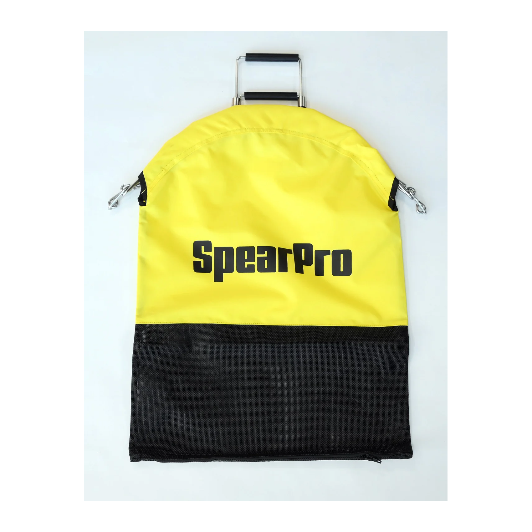 Heavy Duty One Handed Lobster Bag with Zipper - 20x25 Inches Yellow Spear Pro - Perfect for Fishing, Crabbing, and Seafood Storage
