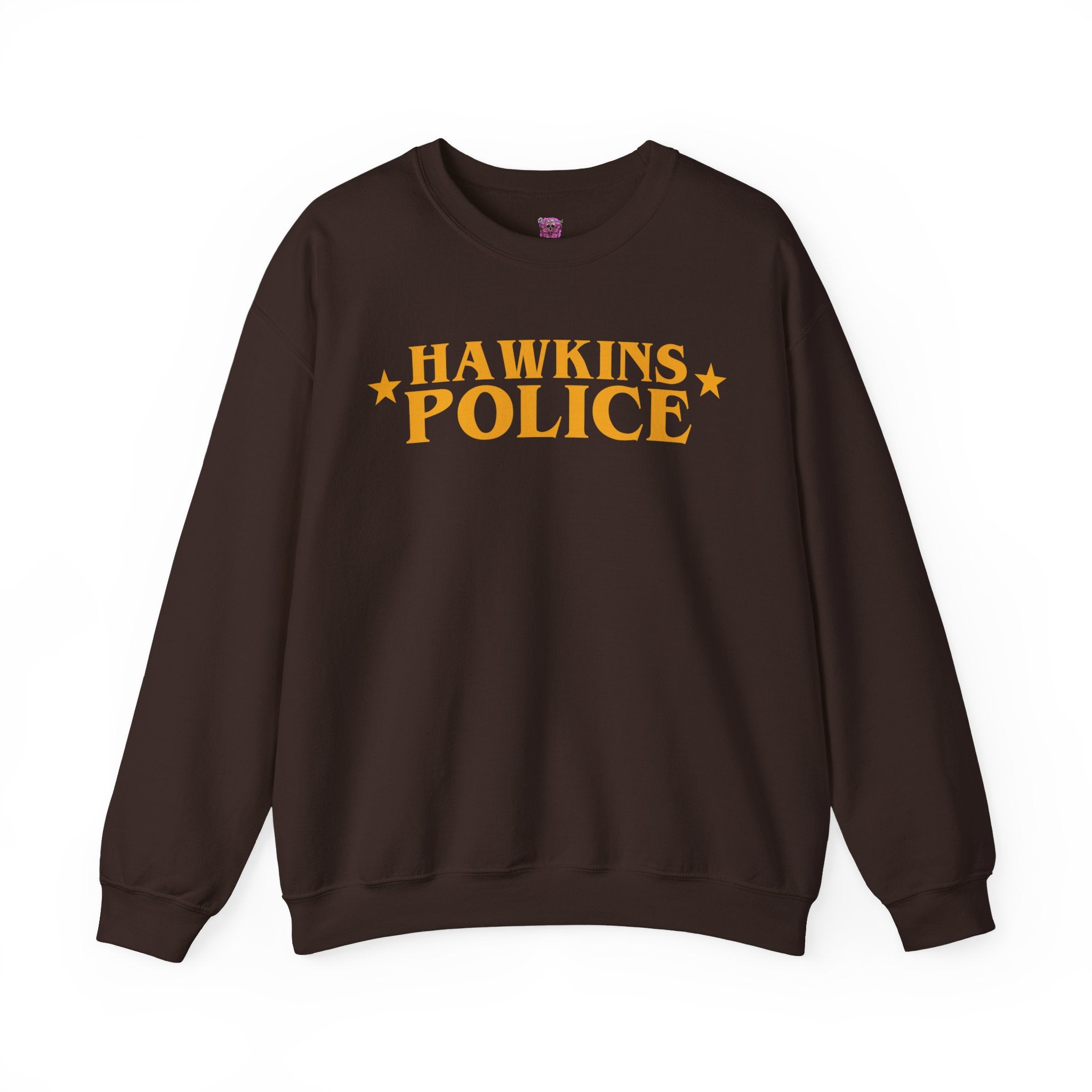 Hawkins Police Crewneck Sweatshirt - Vintage Inspired TV Show Merchandise for Fans | Casual Wear, Cosplay & Gift Ideas