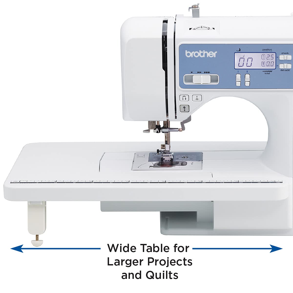 Brother XR9550 Computerized Sewing and Quilting Machine with LCD Display - Includes 10-Pack Embroidery Bobbins (Clear) - Perfect for Home DIY, Fashion Design & Quilting Projects
