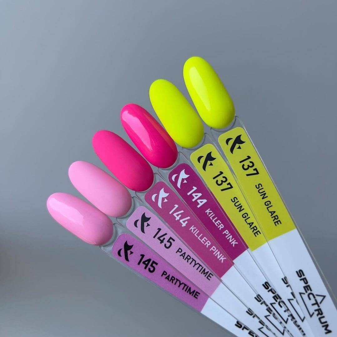 F.O.X Spectrum 137 Neon Nail Polish - 14ml Vibrant Long-Lasting Gel Polish for Professional Salon & DIY Manicures - Perfect for Parties, Weddings & Special Occasions