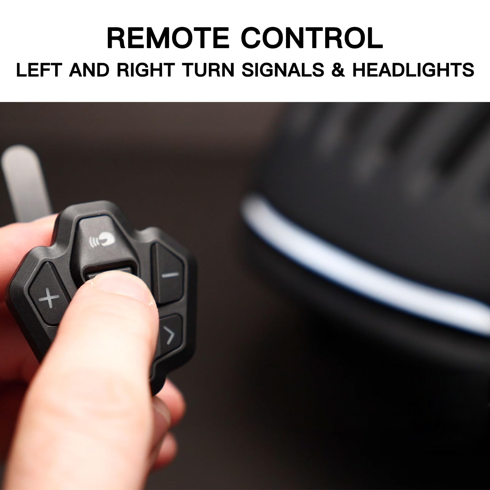 Smart Bike Helmet with Bluetooth & Built-in Speakers for Adults - Auto Brake Blinker, LED Turn Signals & Remote Control - Perfect for Commuting, Cycling & Outdoor Adventures