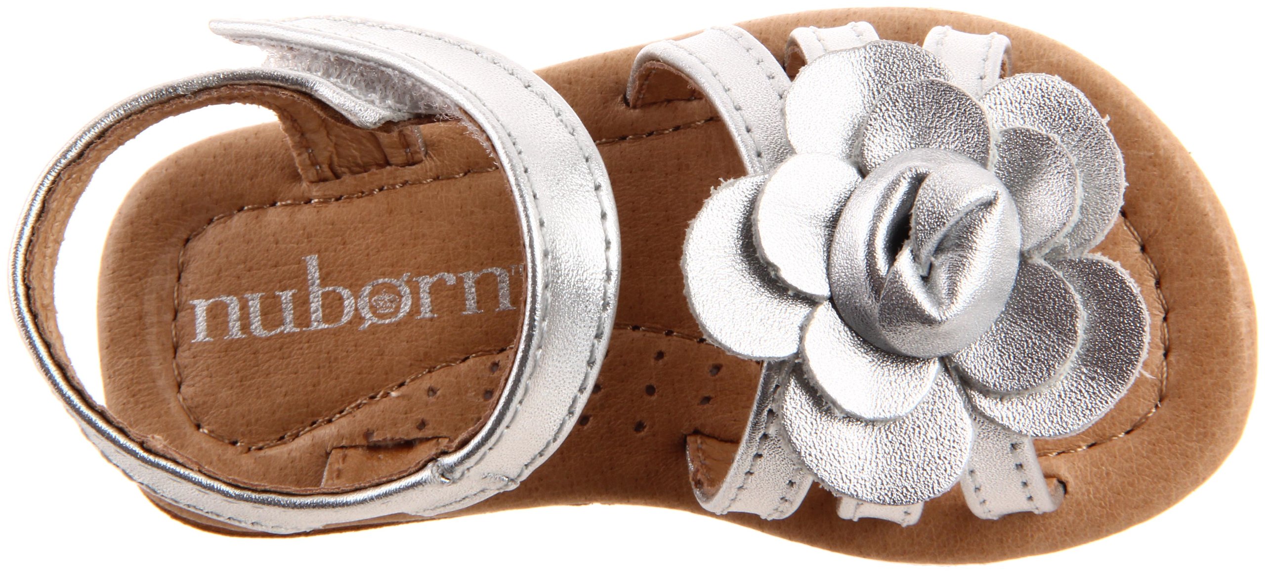 Nuborn Dahlia Sandal for Infant & Toddler Girls - Comfortable Baby First Walking Shoes with Non-Slip Sole | Perfect for Outdoor Play, Park Visits & Special Occasions