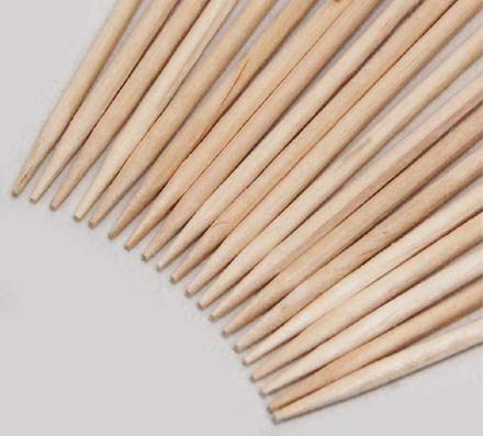 JoseonGotElephant 4-Inch Wooden Toothpicks - 1000 Count, Cellophane Frill Decorative Toothpicks for Sandwiches, Appetizers, Cheese Platters & Party Finger Foods - Perfect for Catering, Weddings & Home Entertaining
