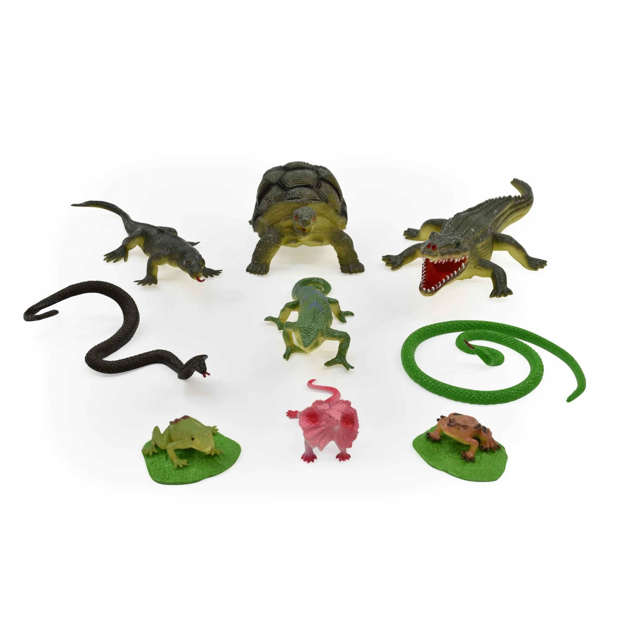 **PETERKIN REPTILE WORLD 9-Piece Reptile Habitat Kit – Premium Terrarium Decor for Lizards, Snakes & Geckos – Perfect for Desert & Tropical Enclosures**