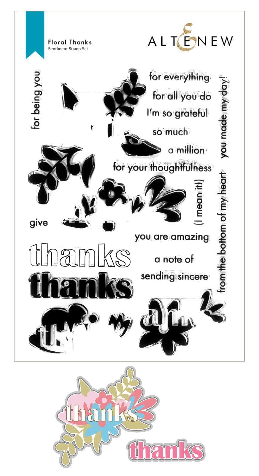 Floral Thank You Cards - Elegant Greeting Cards for Appreciation & Gratitude - Perfect for Weddings, Birthdays, and Special Occasions