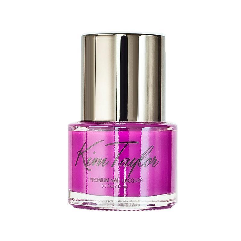 Kim Taylor FRESH GRAPE Nail Polish - Long Lasting Vegan Nail Enamel for Manicures & Pedicures | Perfect for Parties, Weddings, and Everyday Wear