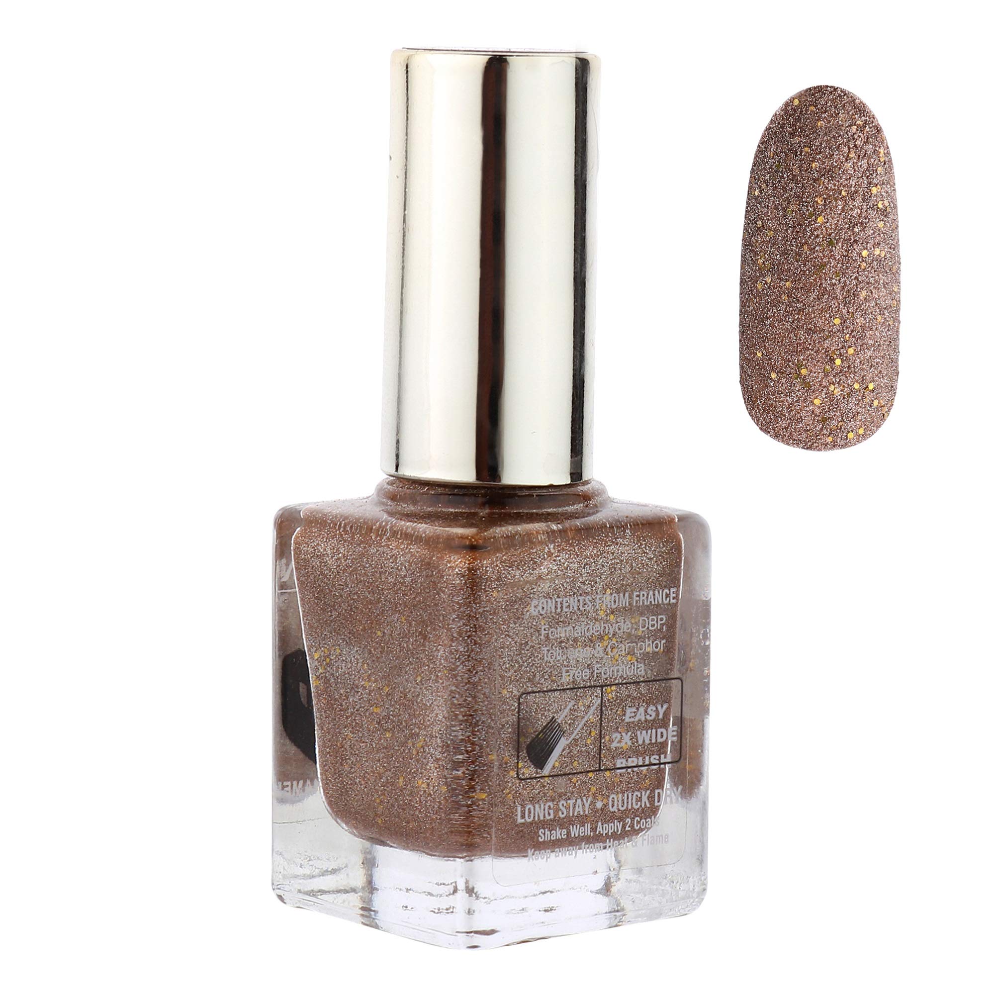 Elfani 3D Texture Nail Polish - Long Lasting Gel Nail Varnish with Glitter & Shine for Manicures & Pedicures | Perfect for Parties, Weddings & Special Occasions