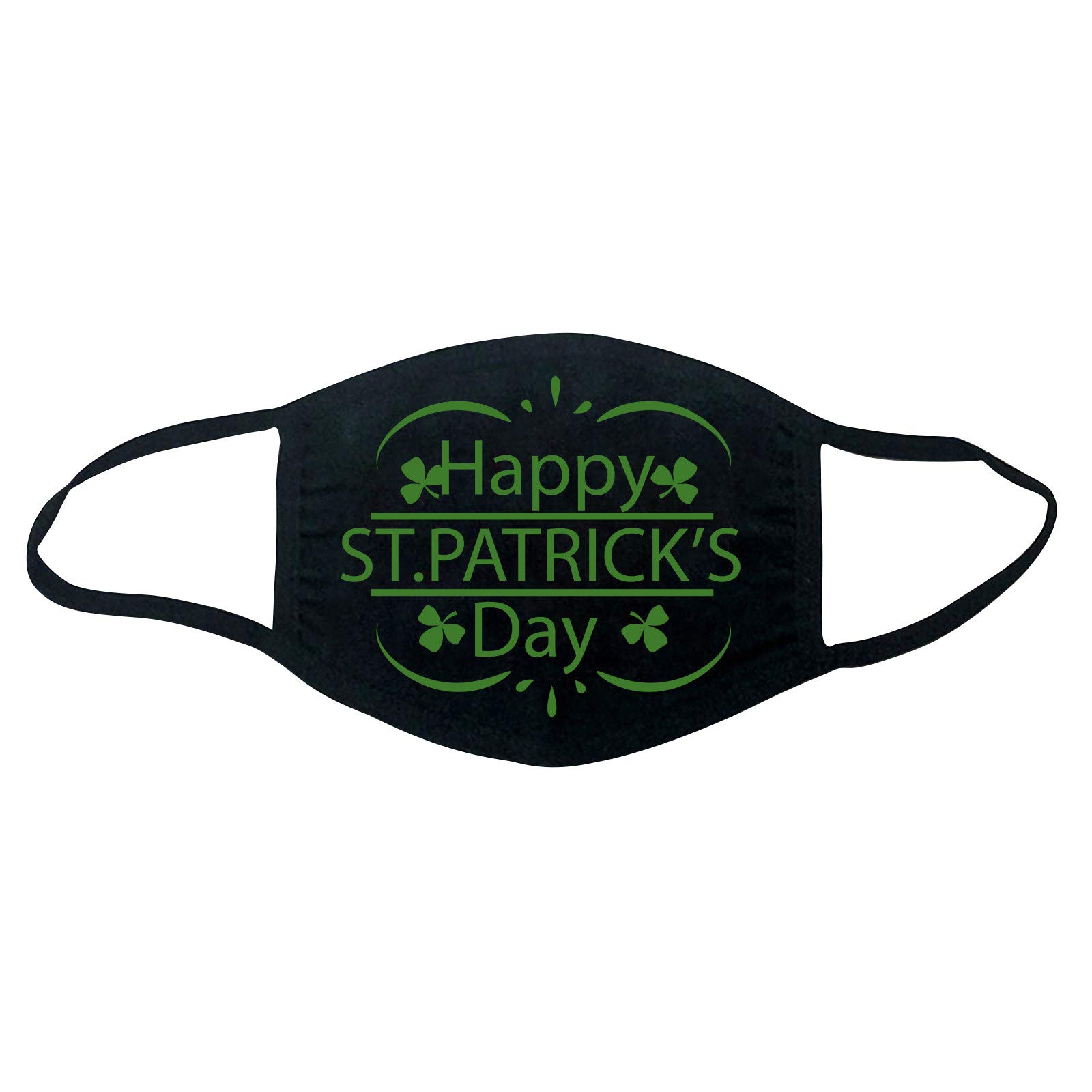 St. Patrick's Day Face Masks for Adults - 100% Cotton Reusable Face Coverings with Nose Wire & Adjustable Ear Loops - Breathable for Outdoor Activities, Parties & Festivals