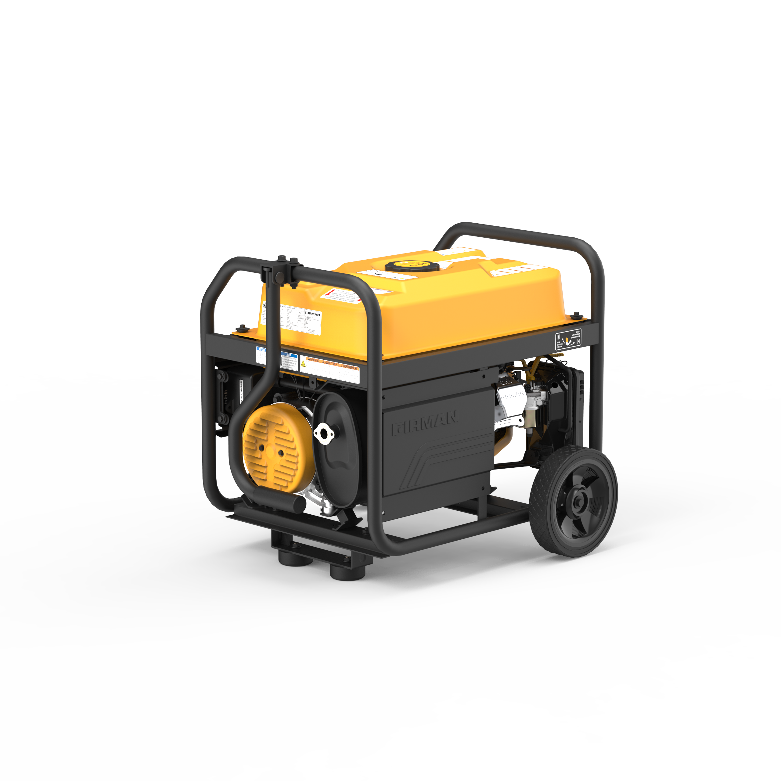 4550W/3650W Remote Start Gas Powered Portable Generator - cETL Certified with Wheel Kit - Ideal for Camping, Home Backup & Outdoor Power Supply