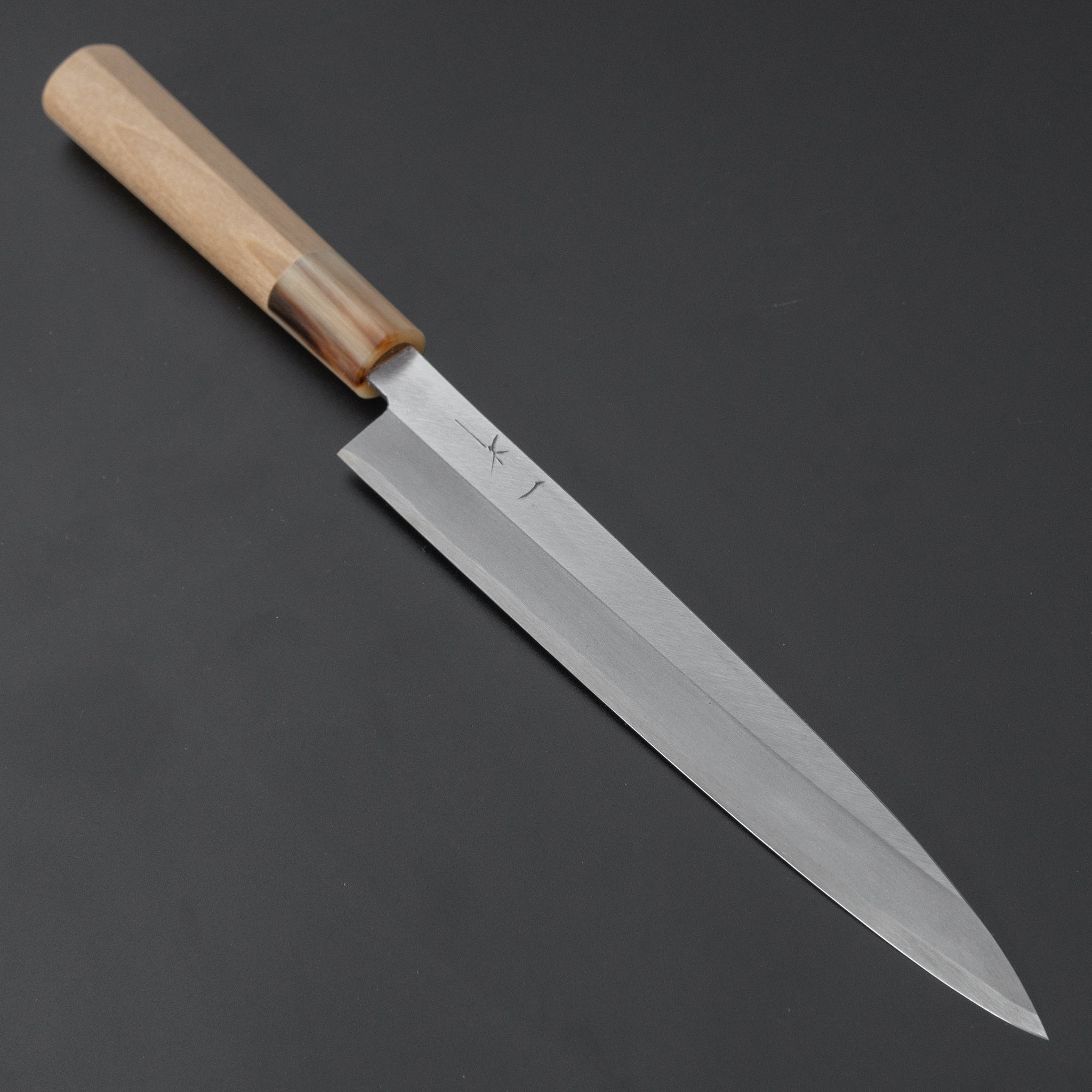 Premium Hitohira Gorobei Blue #2 Yanagiba 210mm Japanese Sushi Knife - D-Shaped Ho Wood Handle for Sashimi & Sushi Chefs - Perfect for Professional Sushi Preparation & Japanese Cuisine