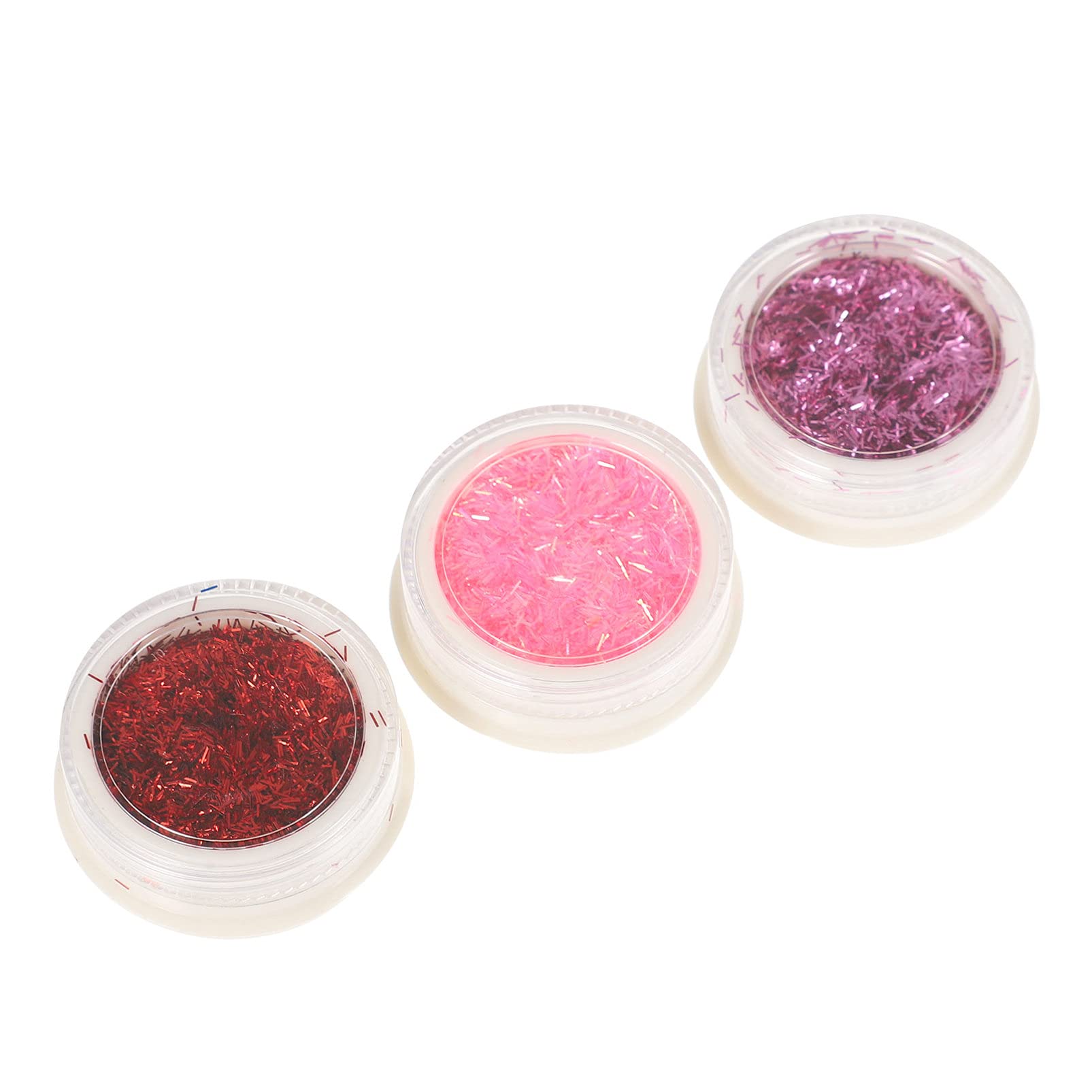 Beaupretty 3-Pack Nail Art Decorations Kit - DIY Nail Glitter & Silk Thread for Manicure - Perfect for Home Nail Salon, Party Nail Designs & Professional Nail Artistry
