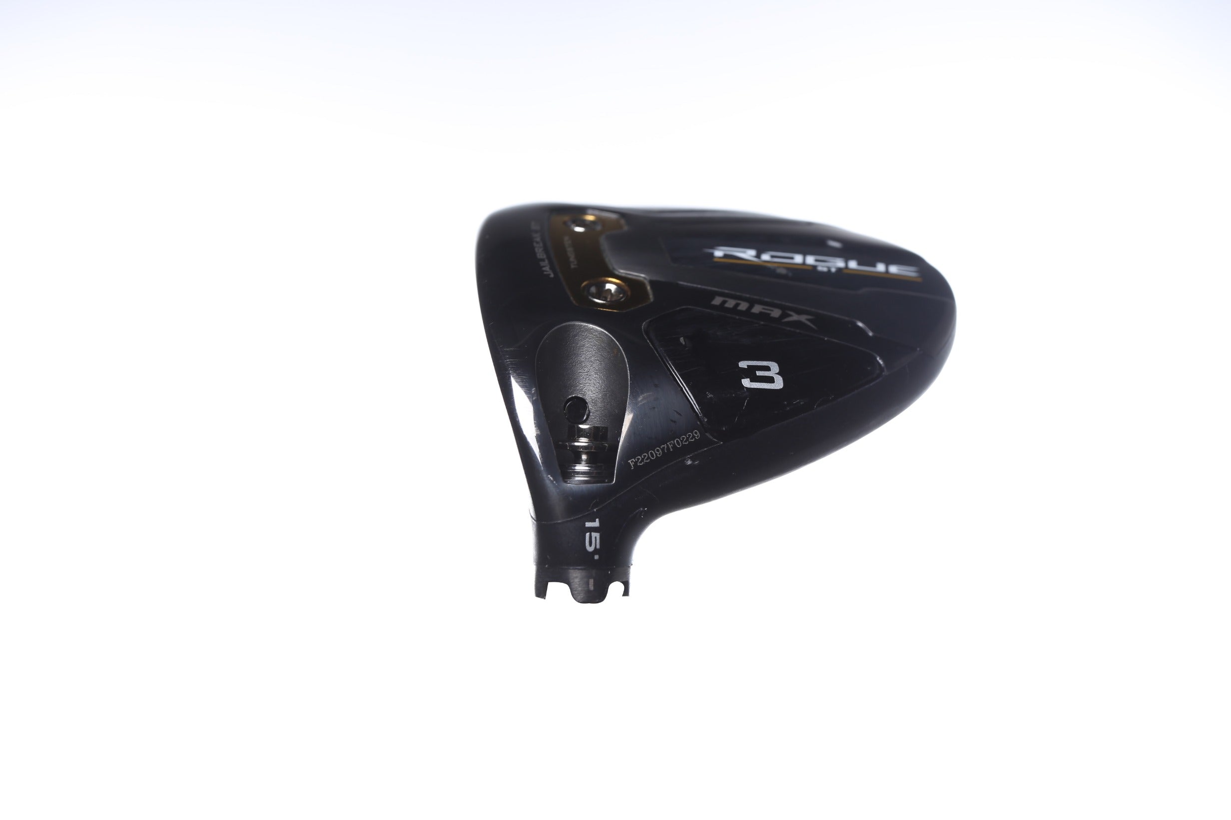 Used Callaway Rogue ST MAX Fairway Wood 15° Left-Handed Golf Club Head Only | Premium Pre-Owned Driver for Men | Perfect for Long Fairway Shots & Improving Distance Control