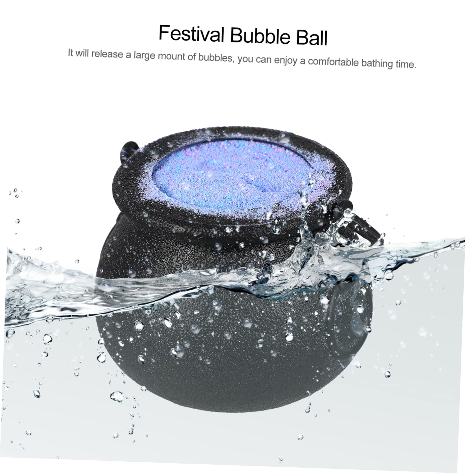 DIY Halloween Witch Bath Bomb with Relaxing Sea Salt & Bubble Ball for Spa, Gift, and Self-Care | Perfect for Stress Relief & Holiday Bathing