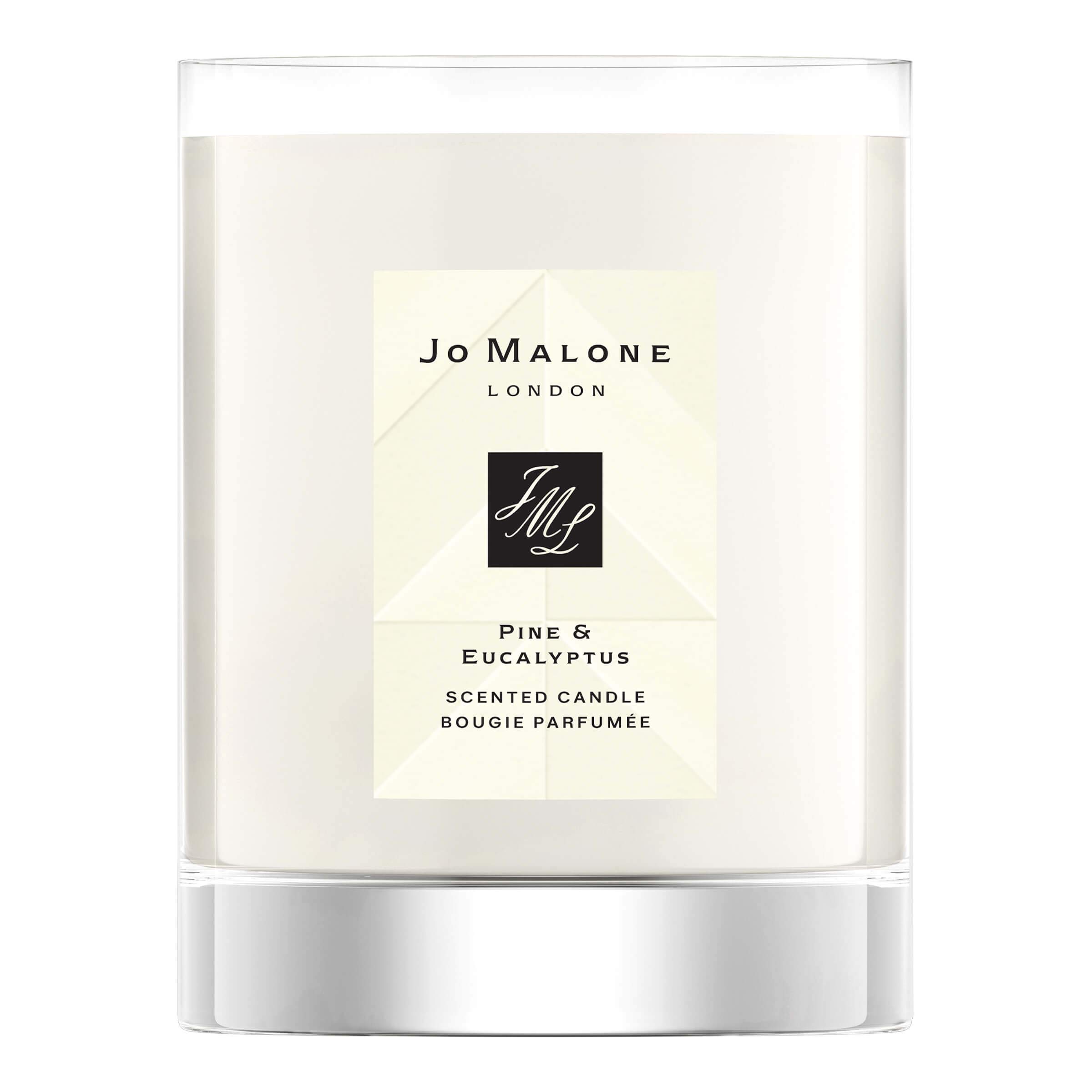 Jo Malone Pine & Eucalyptus Scented Travel Candle 60g - Luxury Aromatherapy for Home, Office & Relaxation - Perfect for Gifts & Self-Care