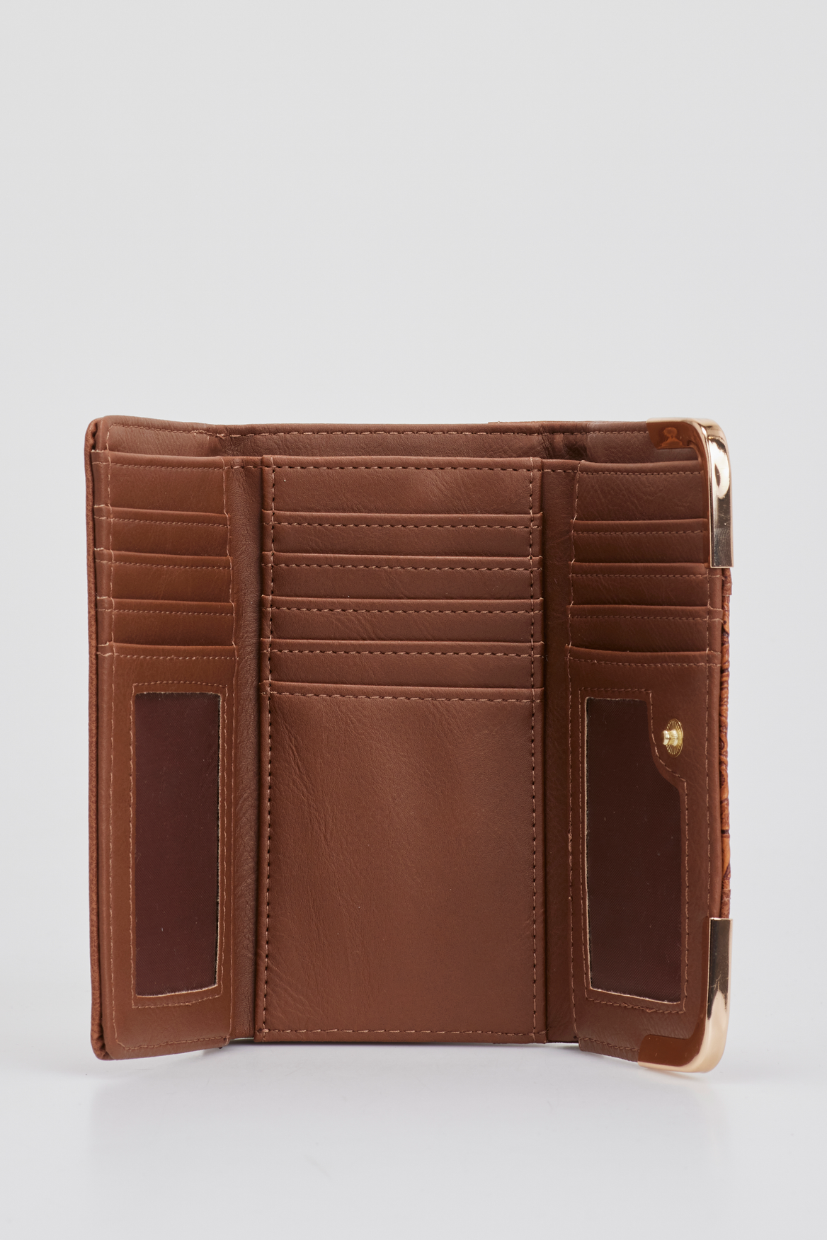 Premium Genuine Leather Tooled Medium Trifold Wallet for Men - RFID Blocking, Multiple Card Slots & ID Window - Perfect for Everyday Use, Travel & Business