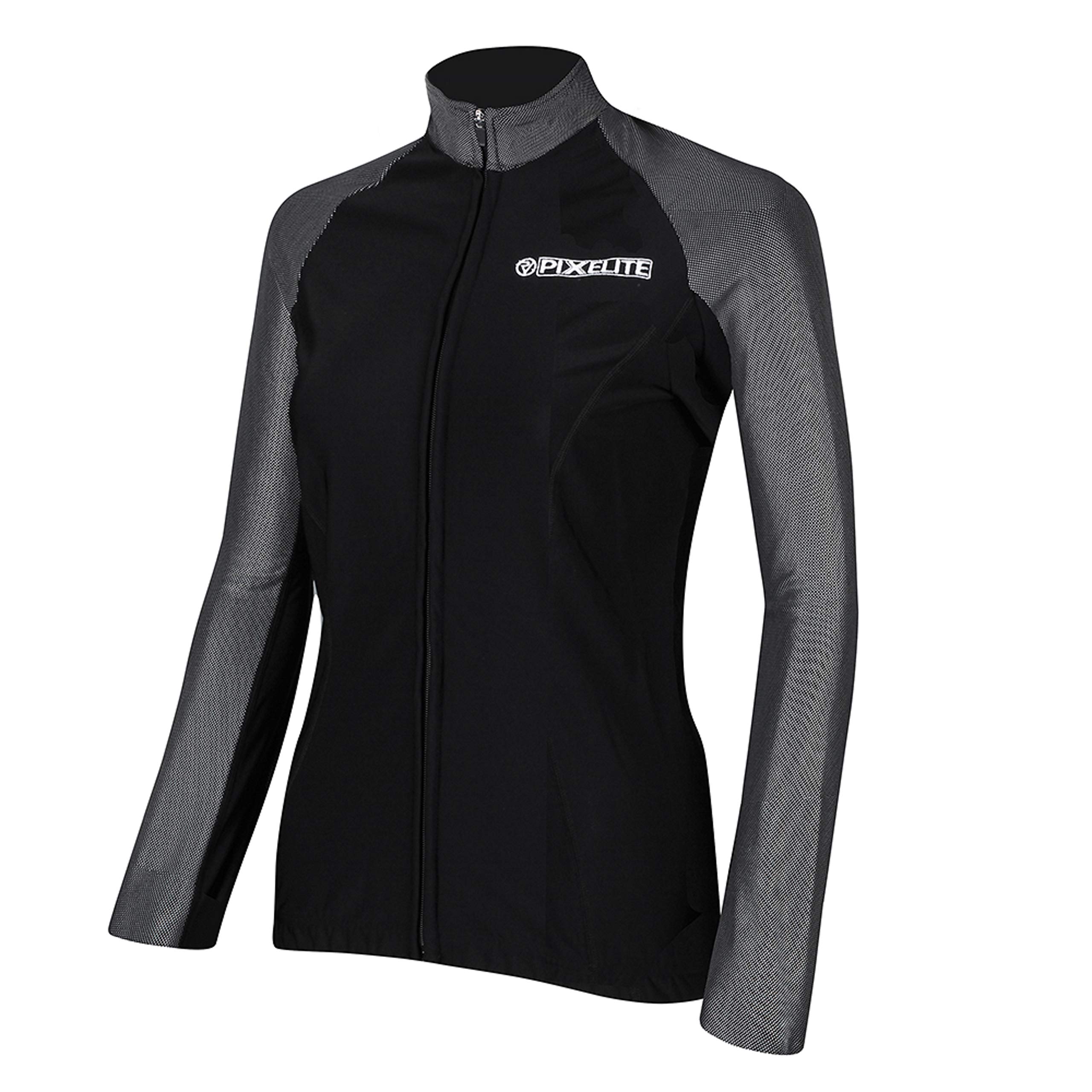 Proviz Women's Pixelite Long Sleeve Cycling Jersey - High Visibility Reflective Bike Shirt for Night Riding & Commuting - Perfect for Road Cycling, Mountain Biking & Outdoor Sports