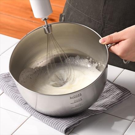 Leye 3L Large Capacity Mixing Bowl with Handle & Pouring Spout - Perfect for Baking, Cooking, and Meal Prep