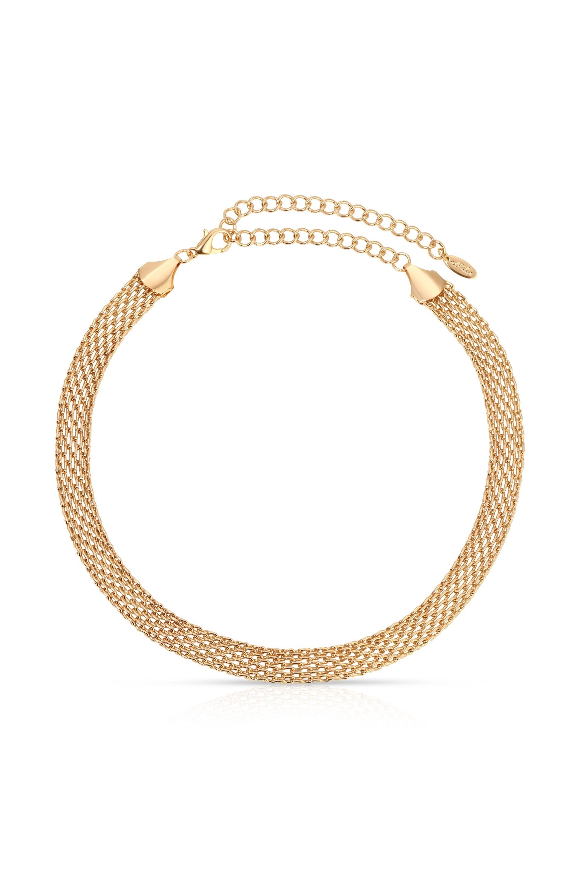 Elegant Mesh Link Necklace for Women - Dainty Gold & Silver Chain Jewelry - Perfect for Everyday Wear, Layering & Special Occasions