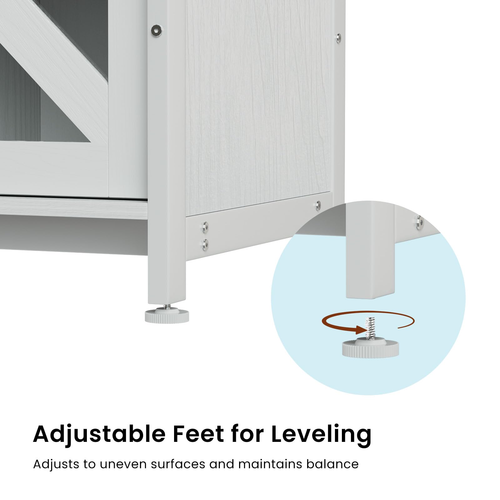 Tatub 75-90 Gallon Heavy Duty Metal Fish Tank Stand with Storage Cabinet - 1000+ LBS Capacity Aquarium Stand for Reptile Tanks, Turtle Terrariums (58.9