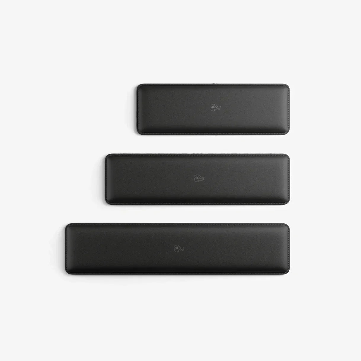 Ergonomic Keyboard Wrist Rest with Padded Support & Stitched Edges - Black Stealth - Comfortable Typing for Office & Gaming Setup