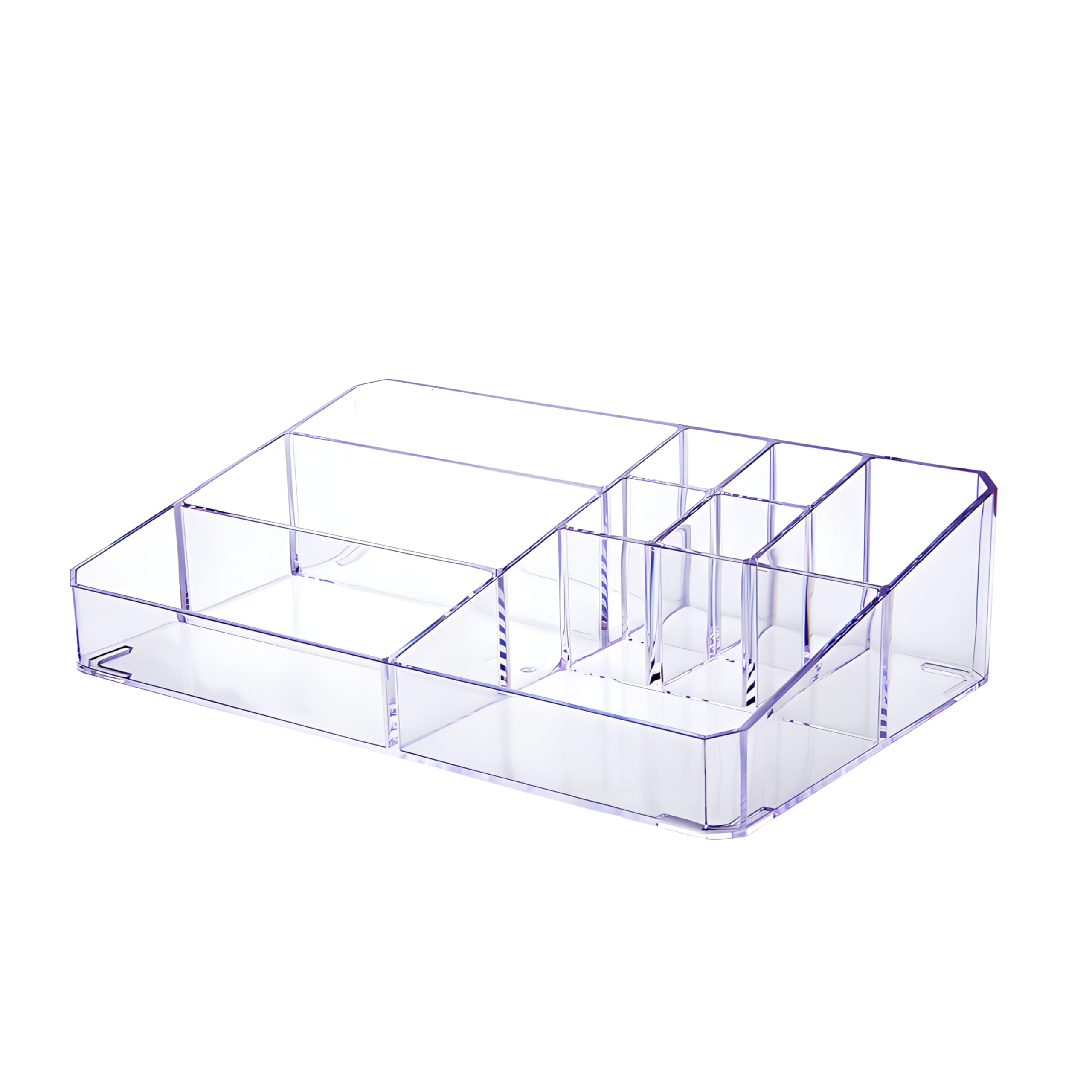 Clear Acrylic Makeup Organizer with Brush Storage - 3-Tier Cosmetic Display Case & Lipstick Holder for Vanity, Bathroom, or Desk | Perfect for Skincare, Brushes, and Beauty Essentials Organization
