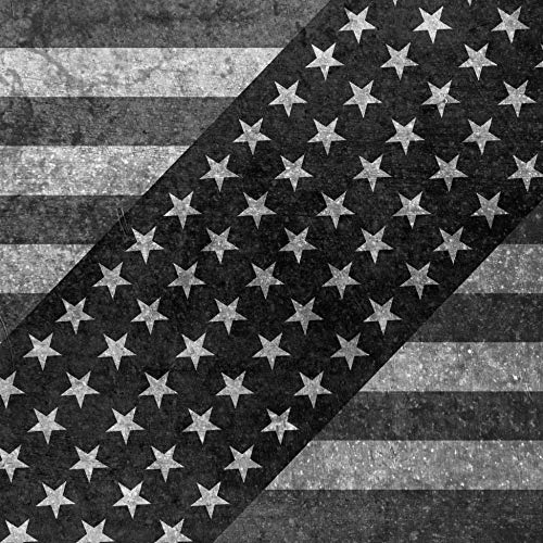 Us Flag Gray