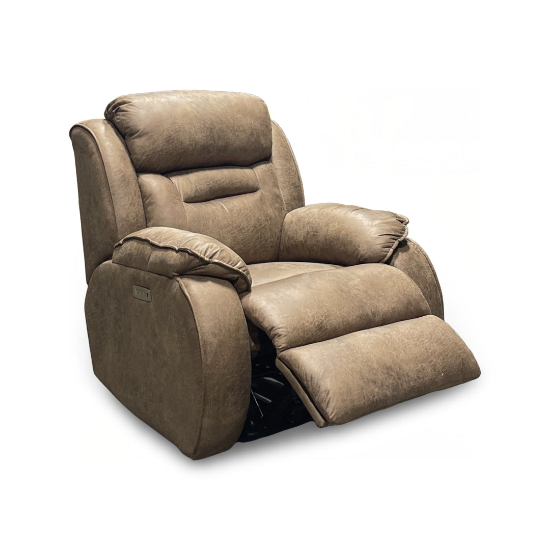 Remix Wall-Saving Power Recliner Chair - Space Saving Electric Lift Recliner for Living Room, Bedroom & Home Theater - Comfortable Leather Massage Chair with USB Charger