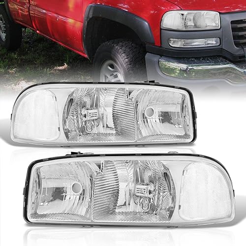 Chrome Housing Clear Lens Clear Reflector