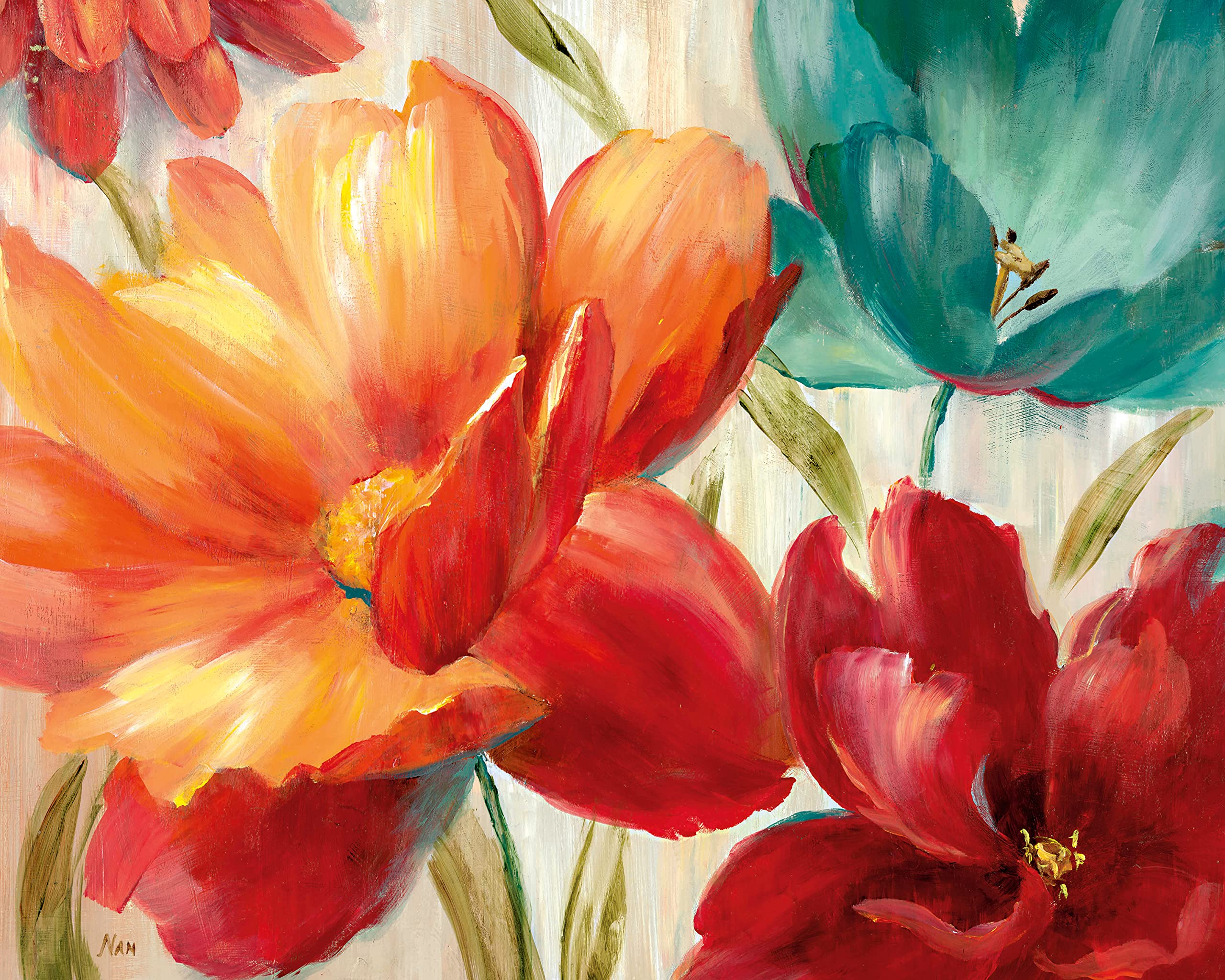 Haven Floral Canvas Wall Art 19.5x15.5