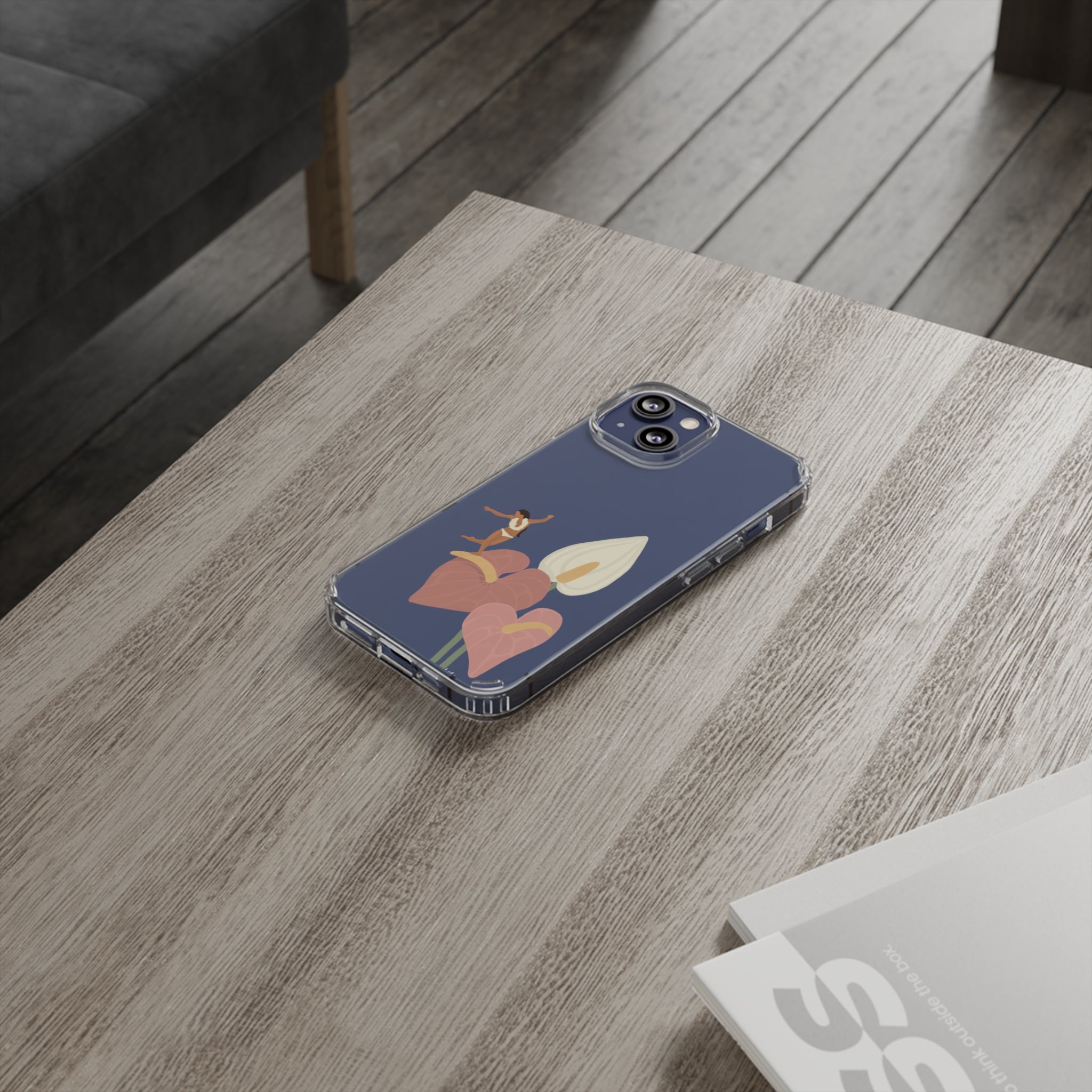 He'e Nalu Clear Phone Case - Ultra Slim Protective Cover for iPhone & Samsung - Perfect for Beach, Surfing & Outdoor Activities