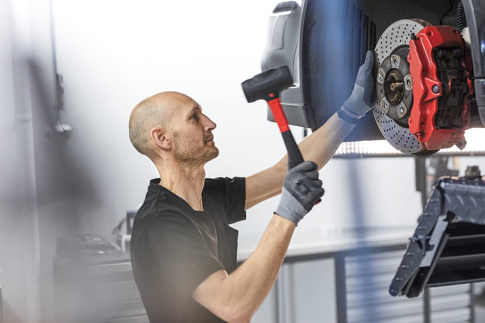 Hultafors DB 1600 Dead Blow Hammer - Non-Rebound Rubber Mallet with Coated Surface (823413) - Perfect for Auto Body Work, Woodworking & Metalworking Projects