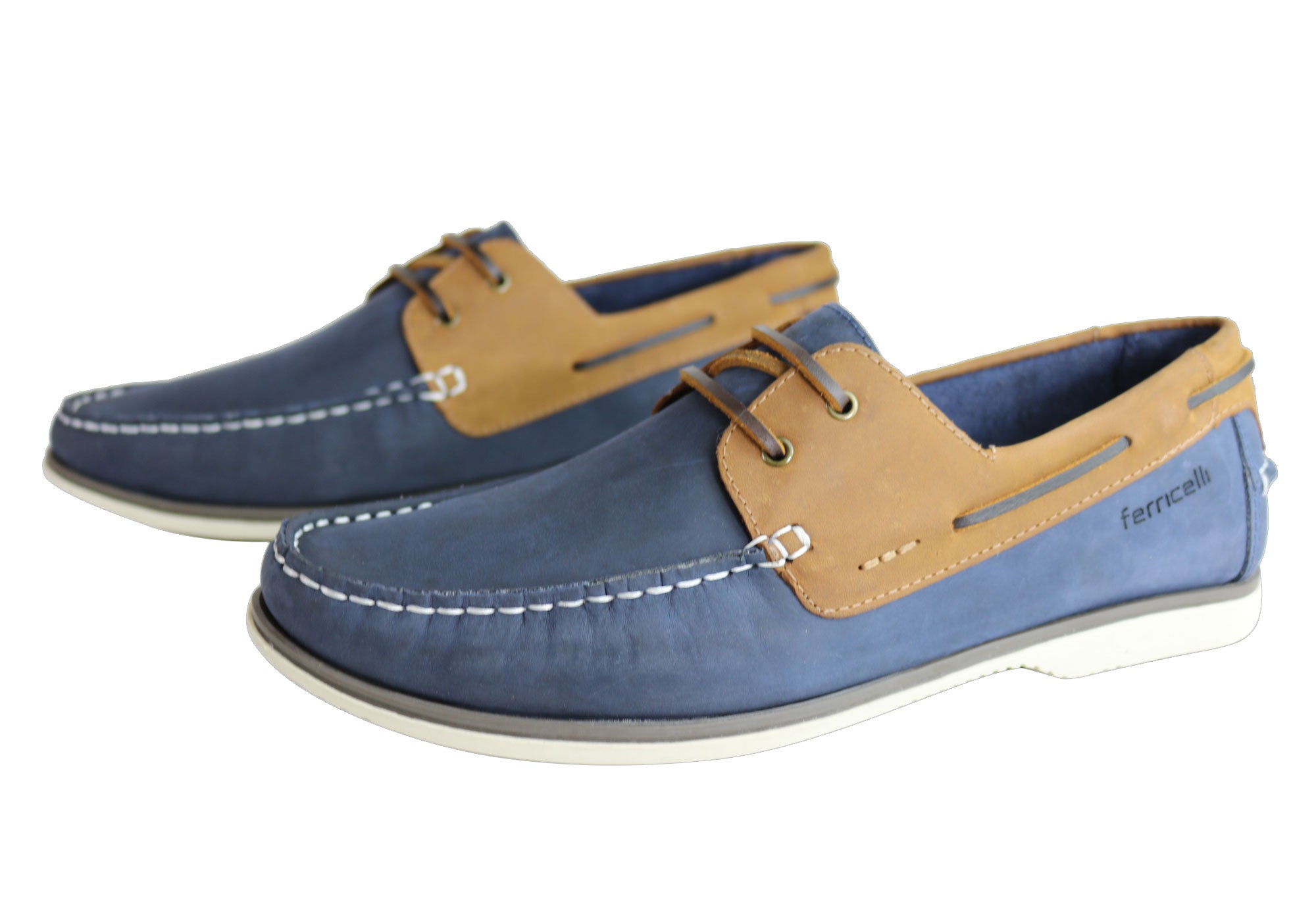 Ferricelli Gordon Men's Casual Leather Lace-Up Shoes - Handmade in Brazil - Comfortable & Stylish for Everyday Wear, Office & Outdoor Activities
