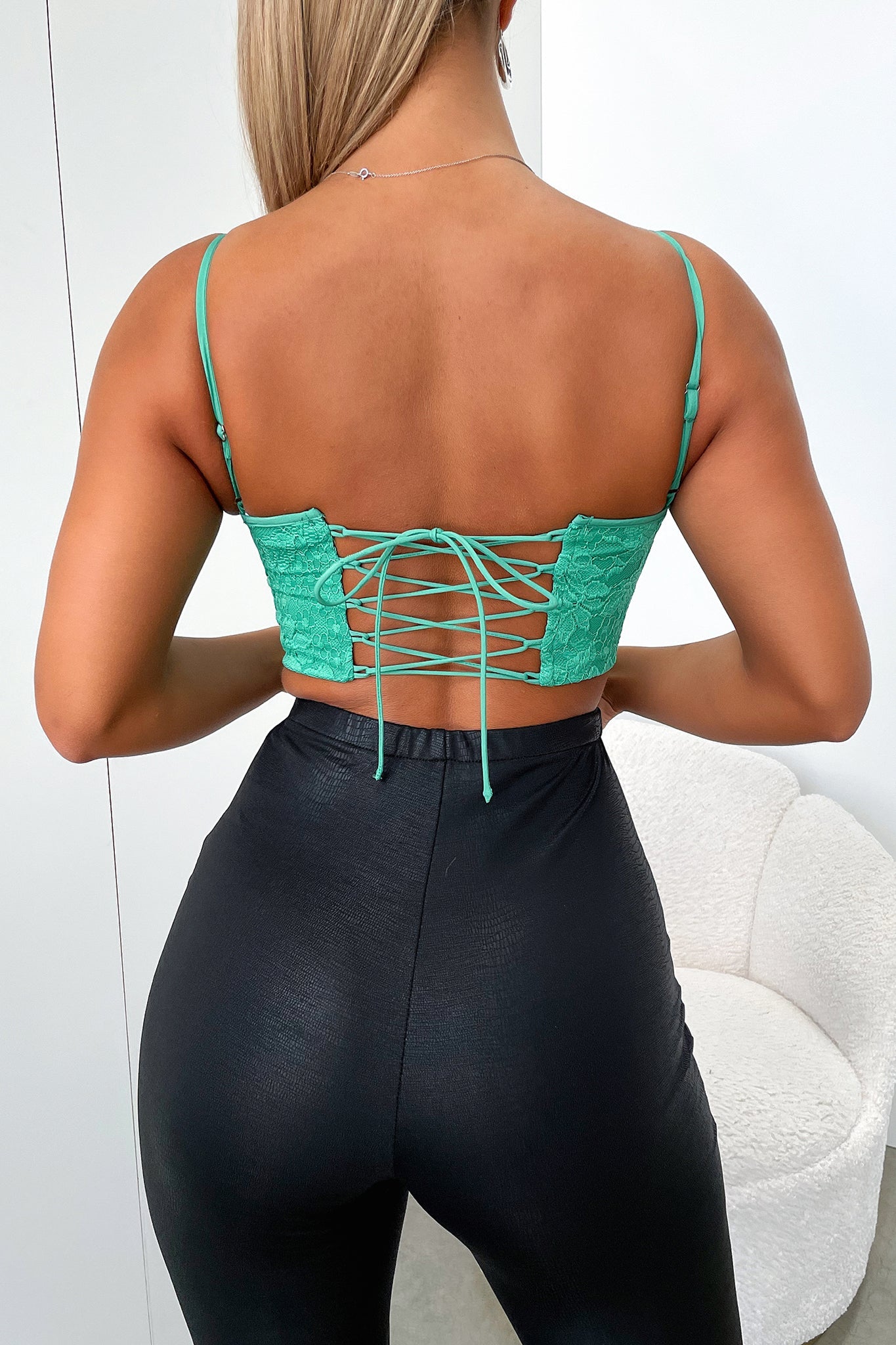 Marko Lace Corset - Elegant Green Waist Trainer for Women | Perfect for Burlesque, Cosplay & Special Occasions