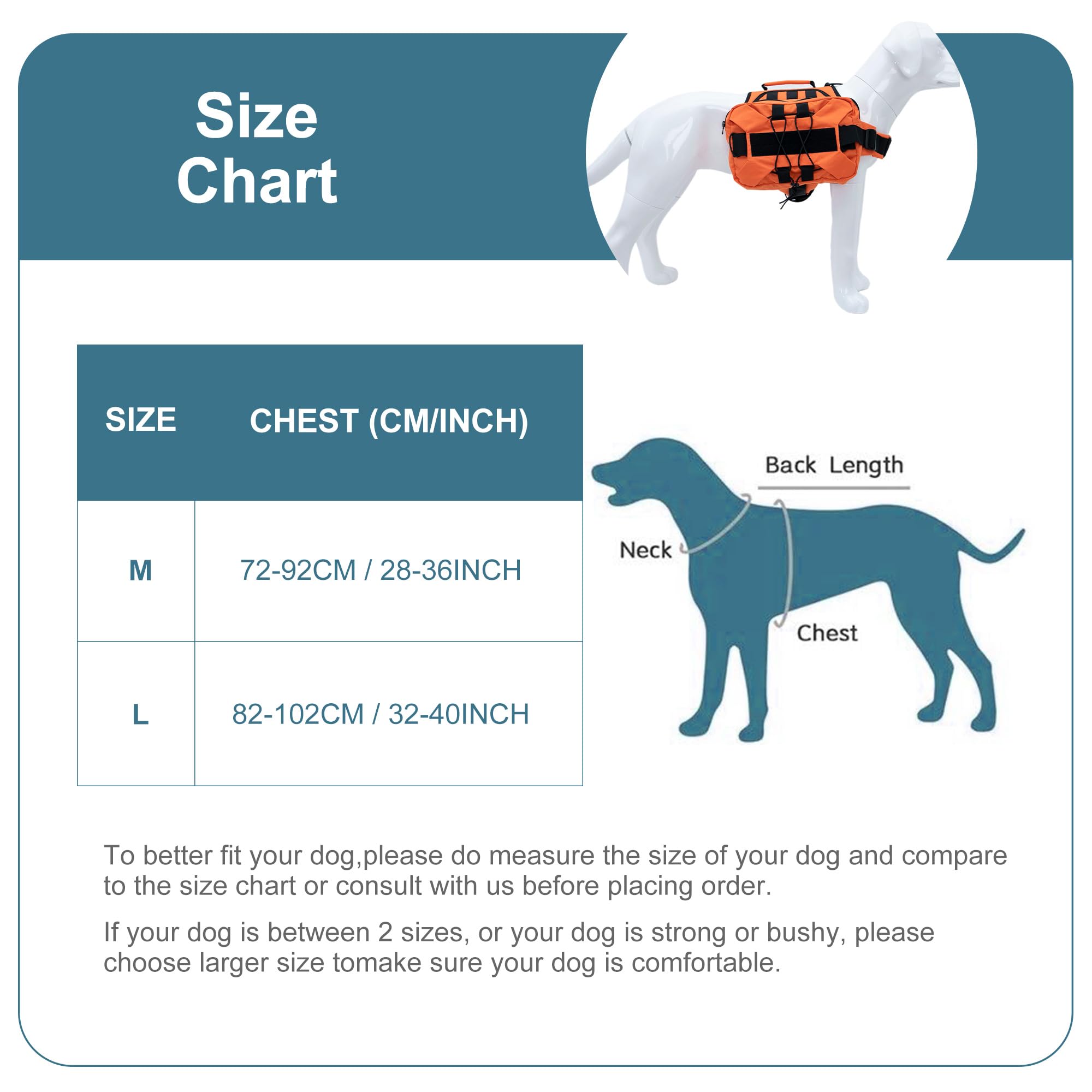 Large Dog Backpack - Adjustable Tactical Hound Saddle Bag with Side Pockets for Small Medium & Large Dogs | Perfect for Hiking, Travel, Camping & Training | Durable Outdoor Gear for Active Pets (Red)