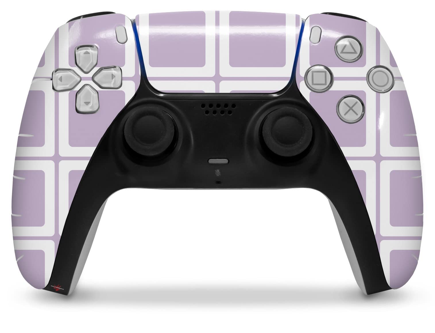 Sony PS5 DualSense Skin Wrap - Squared Lavender | Gaming Protection