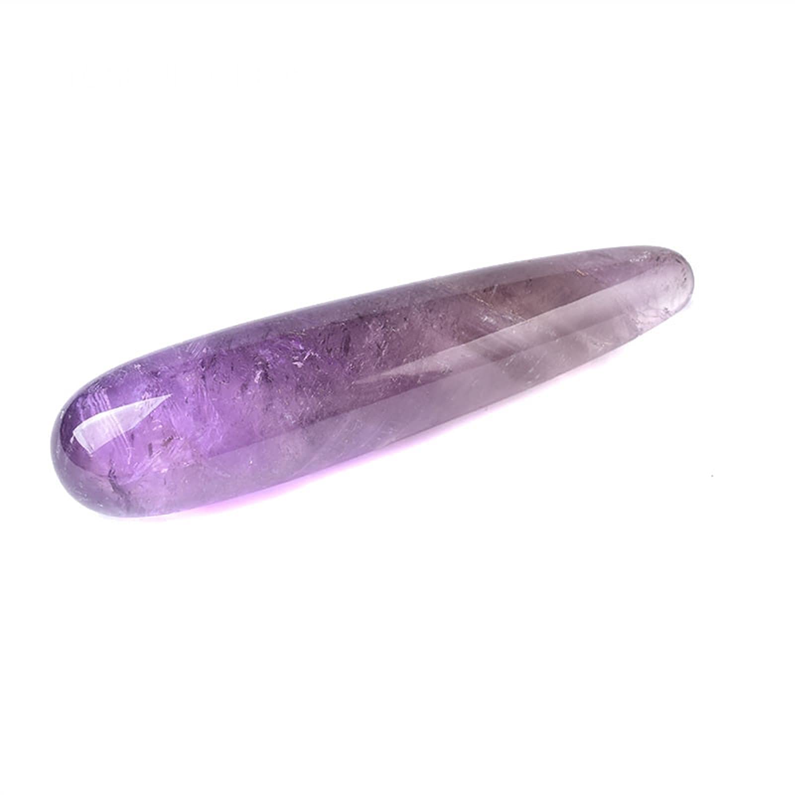 Natural Amethyst Quartz Crystal Massage Wand - Large Healing Stone for Yoni Massage, Women's Wellness Gift (18cm) - Perfect for Relaxation, Meditation & Energy Healing