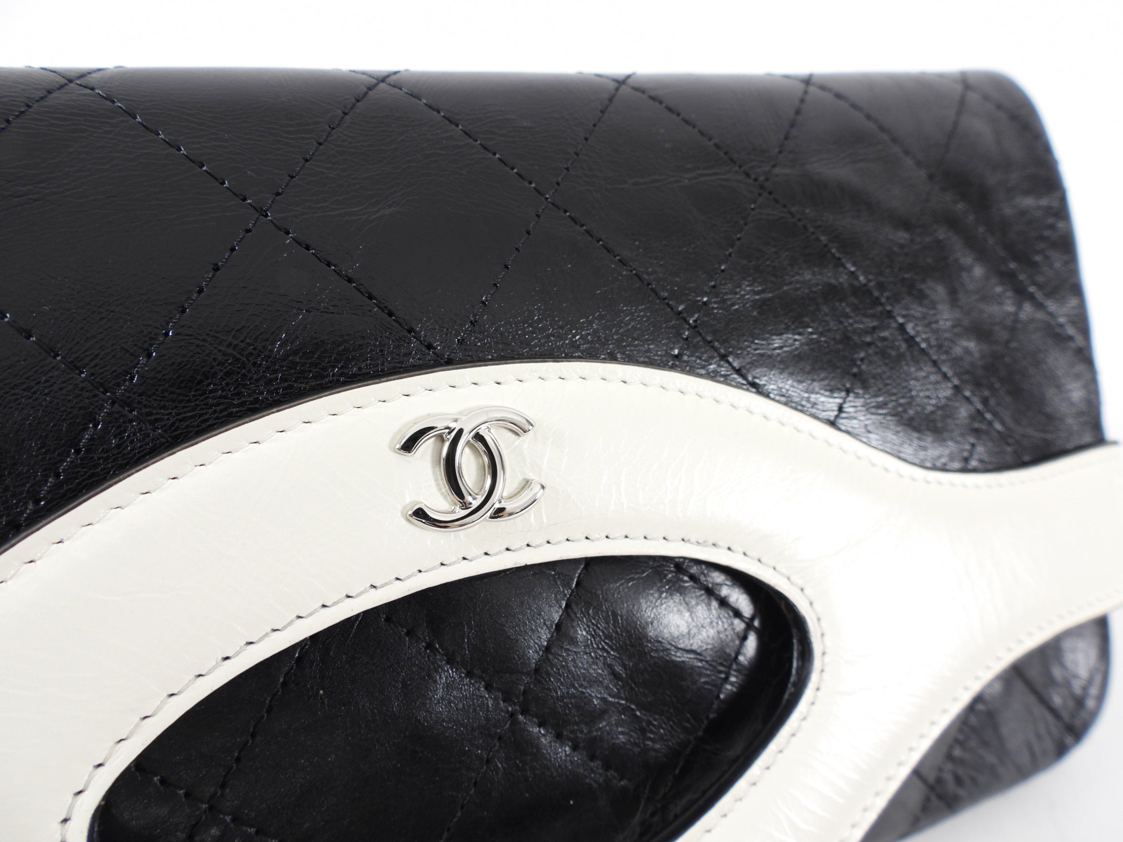 Chanel Small Black & White Quilted 31 Clutch Bag - Luxury Designer Handbag for Women | Perfect for Evening Parties, Weddings & Special Occasions