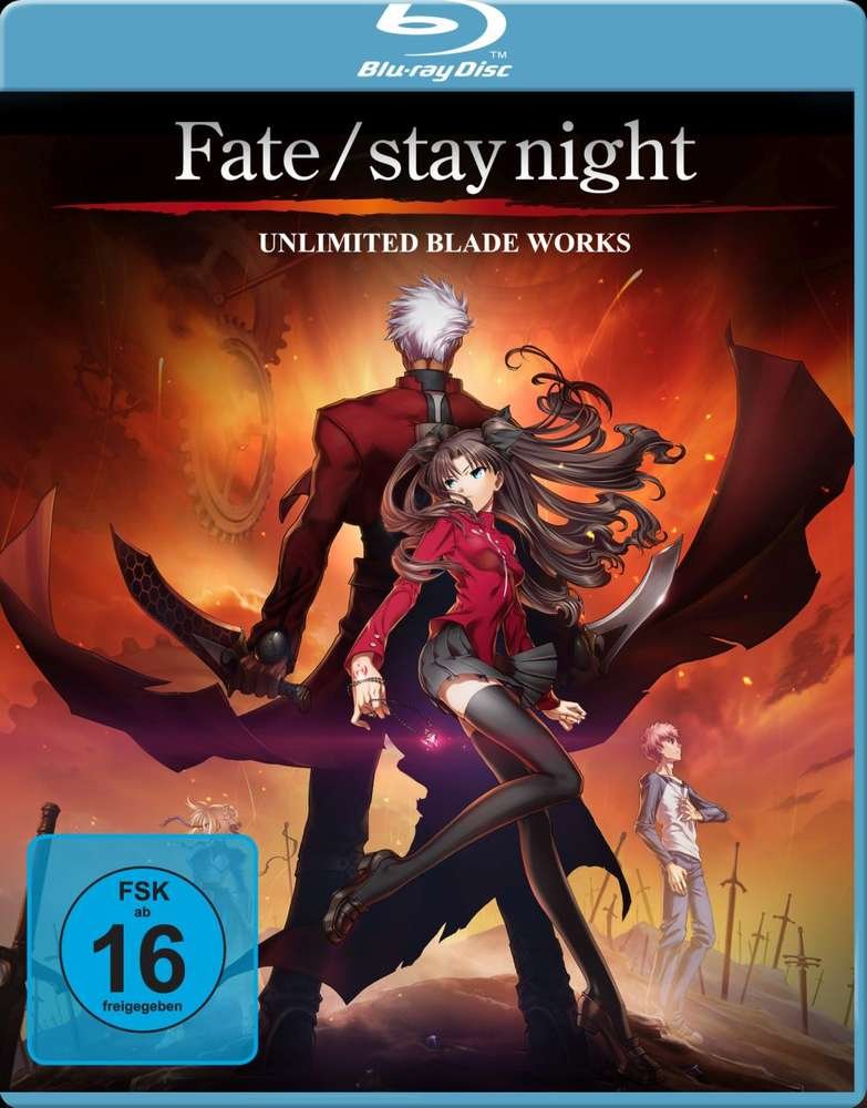 Fate/stay night - Unlimited Blade Works Anime DVD/Blu-ray | English Subtitles & Dubbed | Action, Fantasy Series for Anime Fans & Collectors | Perfect for Binge-Watching & Gift Giving