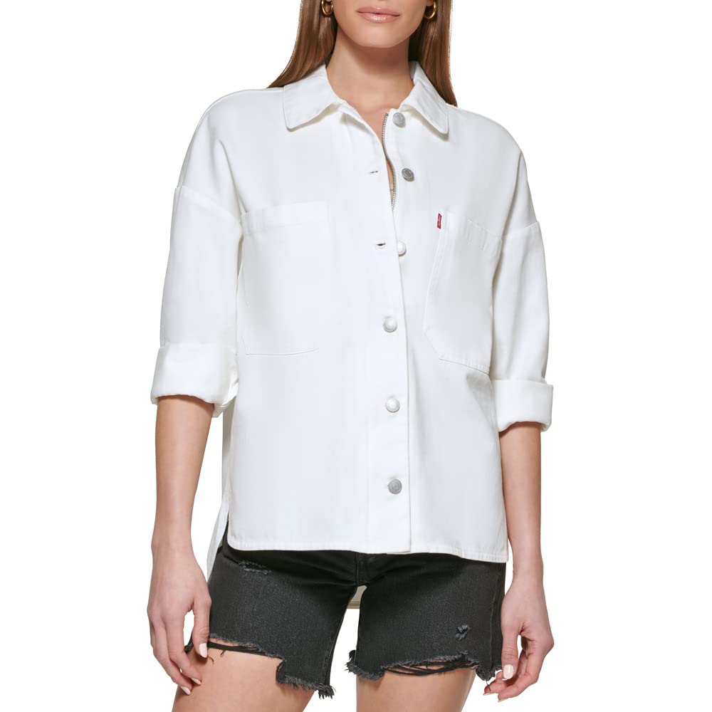 Levi's Women's Cotton Corduroy Shirt Jacket - Classic & Plus Size Options | Casual Layering for Fall & Winter Outfits