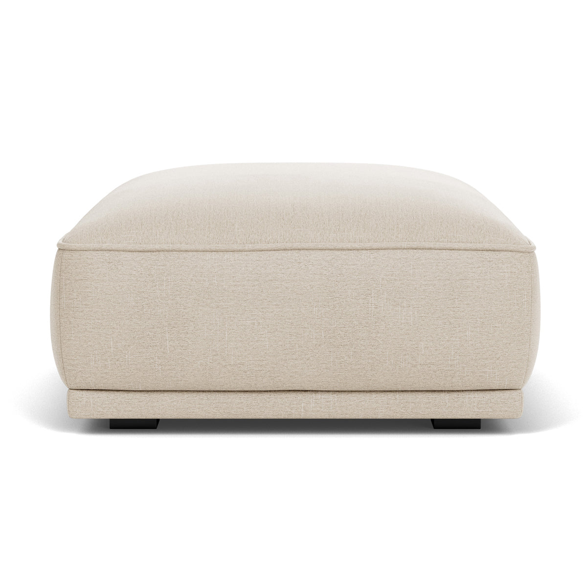 Leonora Fabric Storage Ottoman with Tufted Top - Stylish Footrest, Coffee Table & Extra Seating for Living Room, Bedroom & Dorm