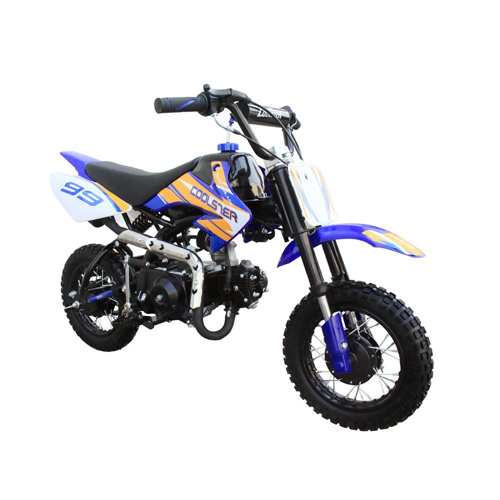 Coolster Kids Gas Mini Dirt Bike 70cc Pit Bike - Semi-Automatic Small Motorbike for Boys & Girls - Perfect for Backyard Riding, Off-Road Trails and Motocross Training