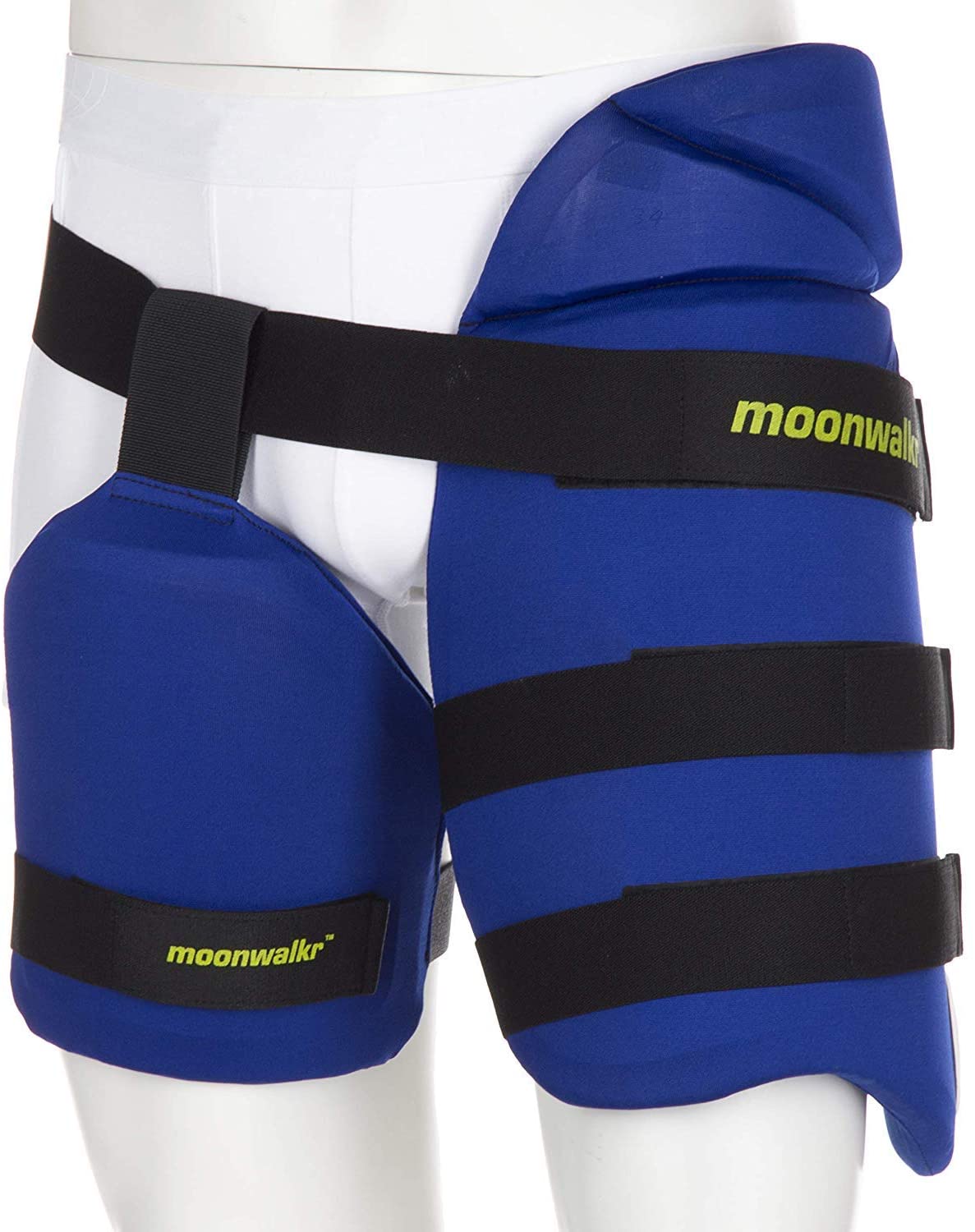 Moonwalkr 2.0 Cricket Thigh Guards for Adults - Premium Leg Protection for Cricket Players - Perfect for Practice, Matches & Training Sessions
