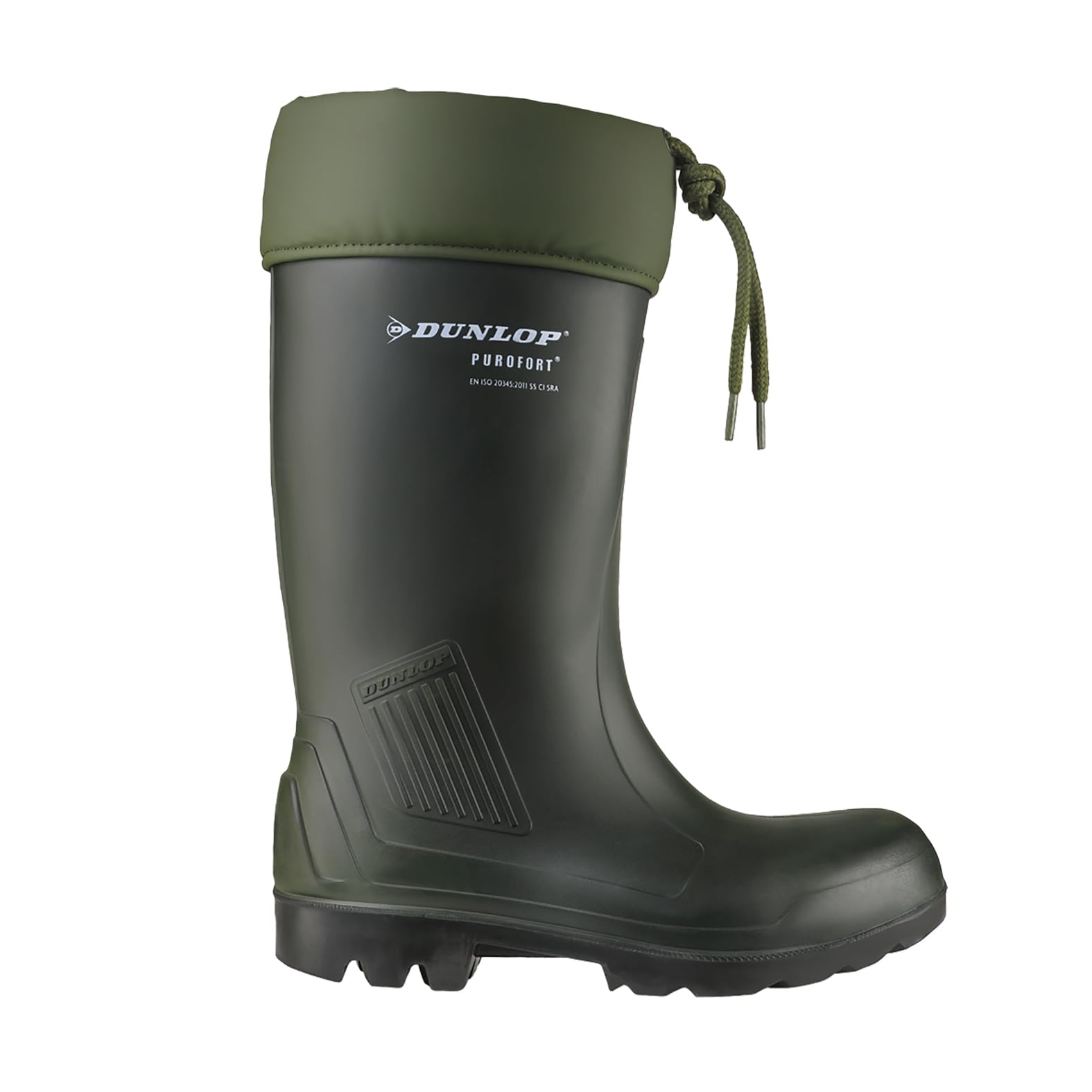 DUNLOP Unisex Thermoflex Full Safety Green Work Boots UK 11 EU 46 - Heavy Duty Slip Resistant Shoes for Construction & Industrial Workers