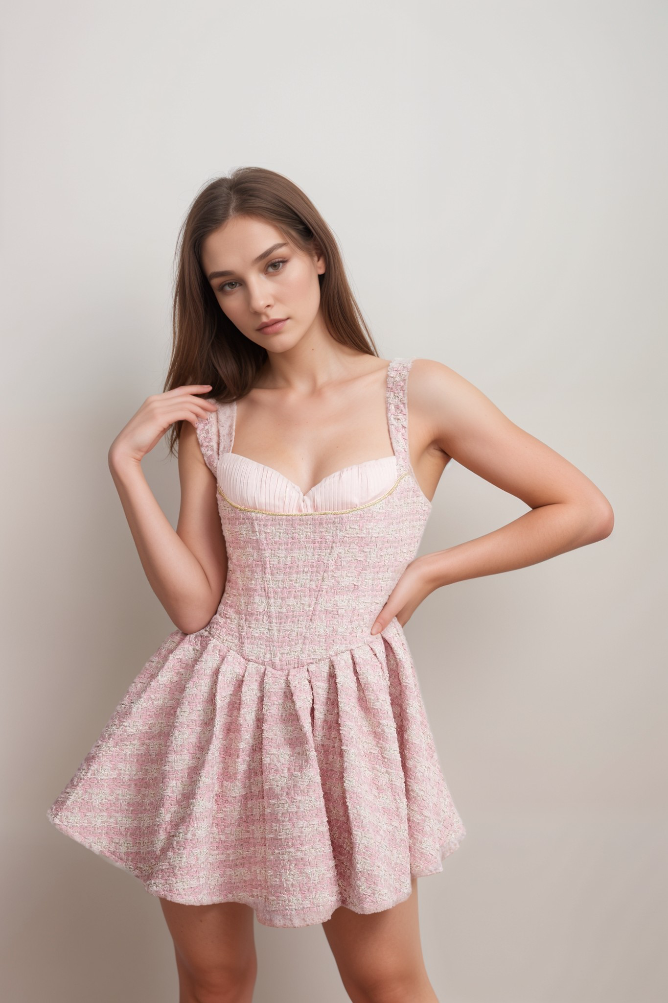 Amalthea Knitted Mini Dress for Women - Soft Stretch Bodycon Party Dress - Perfect for Night Out, Date Night, and Special Occasions
