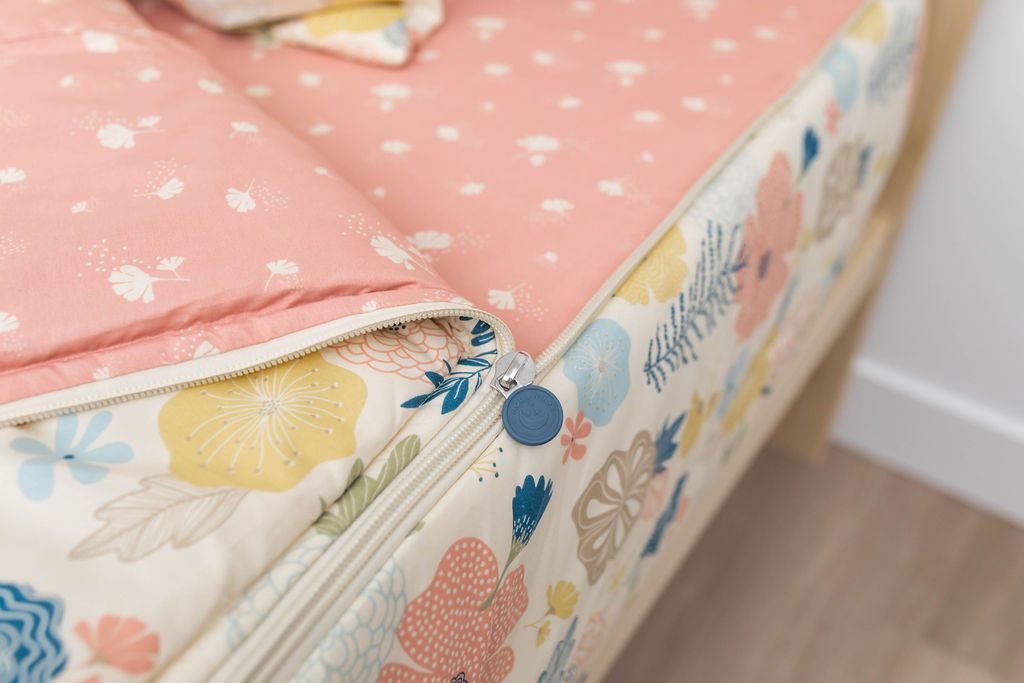 Blossom Zipper Bedding Set - Soft & Breathable Comforter Cover with Zipper Closure - Perfect for Bedroom, Guest Room, and Dorm Decor