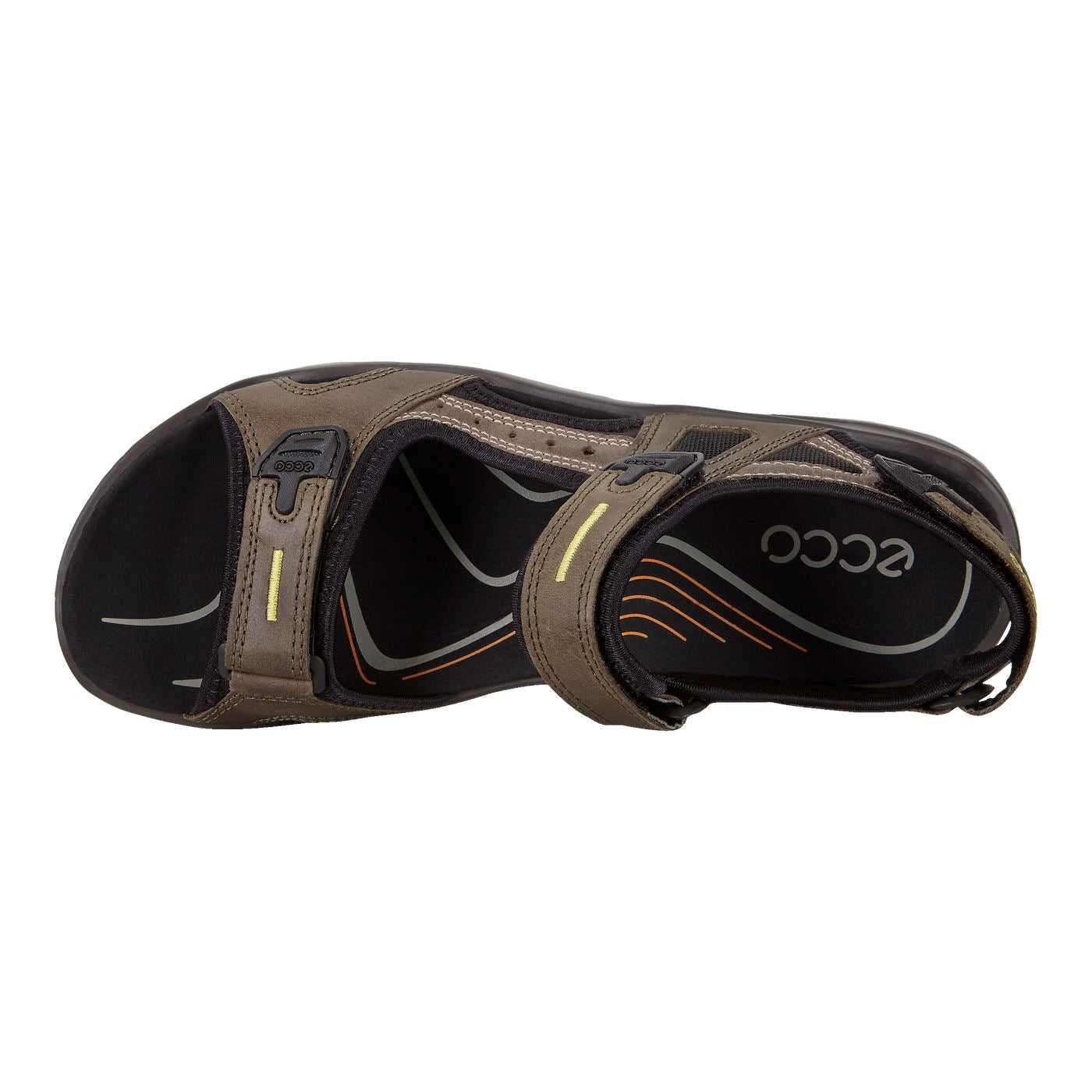 ECCO YUCATAN Men's Comfortable Leather Sandals - Breathable & Supportive Outdoor Walking Shoes for Beach, Travel & Casual Wear - Final Sale
