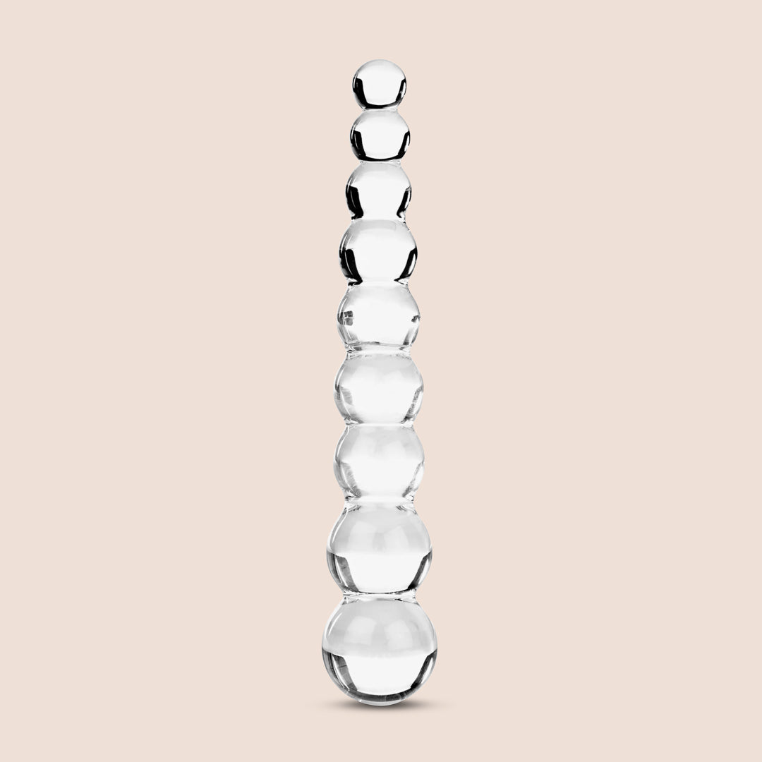 Icicles No. 2 Glass Dildo - Premium Handmade Glass Adult Toy for Women & Couples - Perfect for Sensual Play, Temperature Play & G-Spot Stimulation
