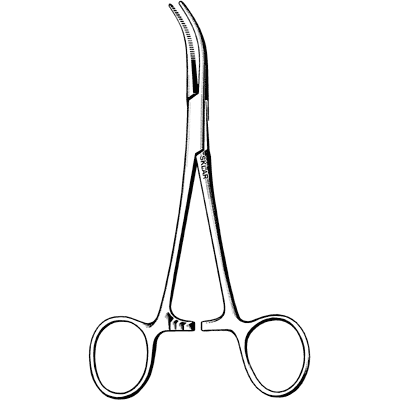 Dandy 5 1/2 Inch Hemostatic Forceps for Scalp - Surgical Clamps (Pack of 50) - Ideal for Medical Procedures, First Aid Kits & Veterinary Use
