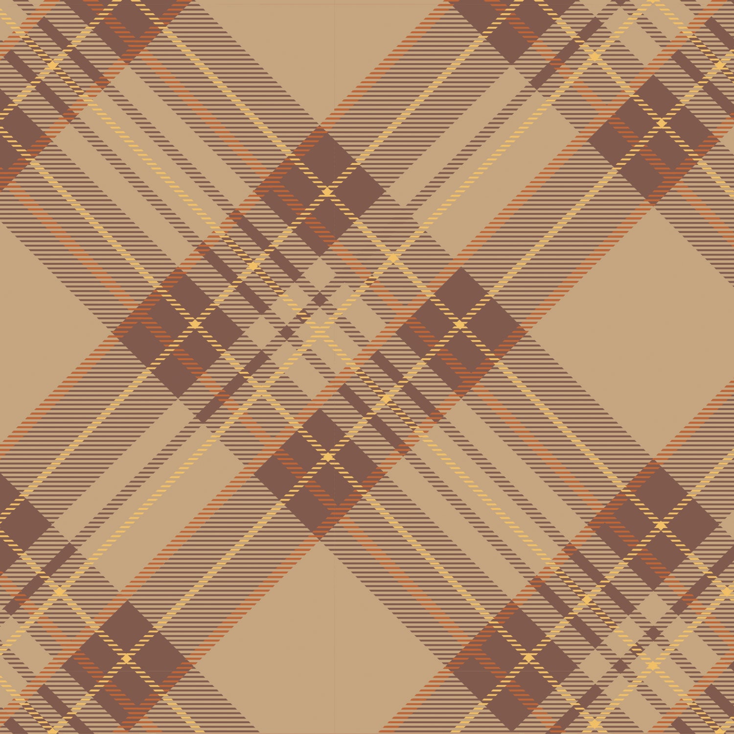 Elegant Autumn Plaid Cocktail Napkins - Premium 5x5 Inch Party Napkins for Fall Gatherings, Thanksgiving, and Holiday Entertaining